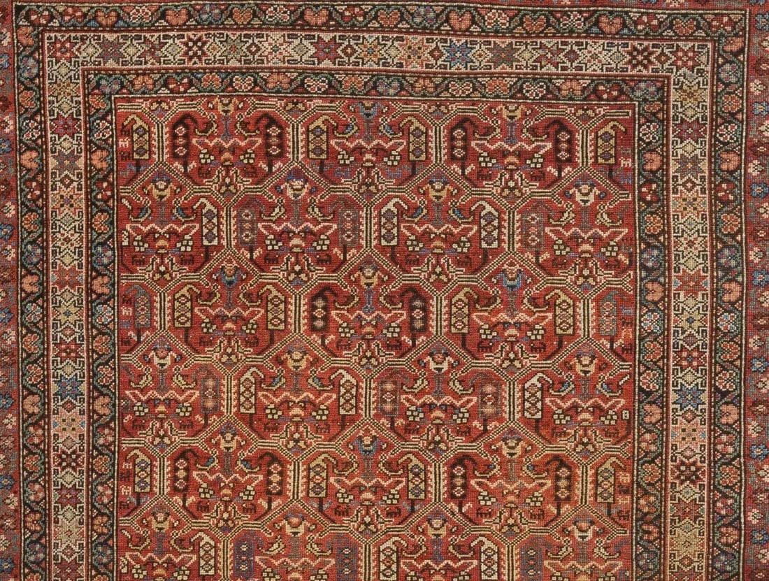 Late 19th Century Antique Malayer Rug- 3'7'' * 6'2'' - 5