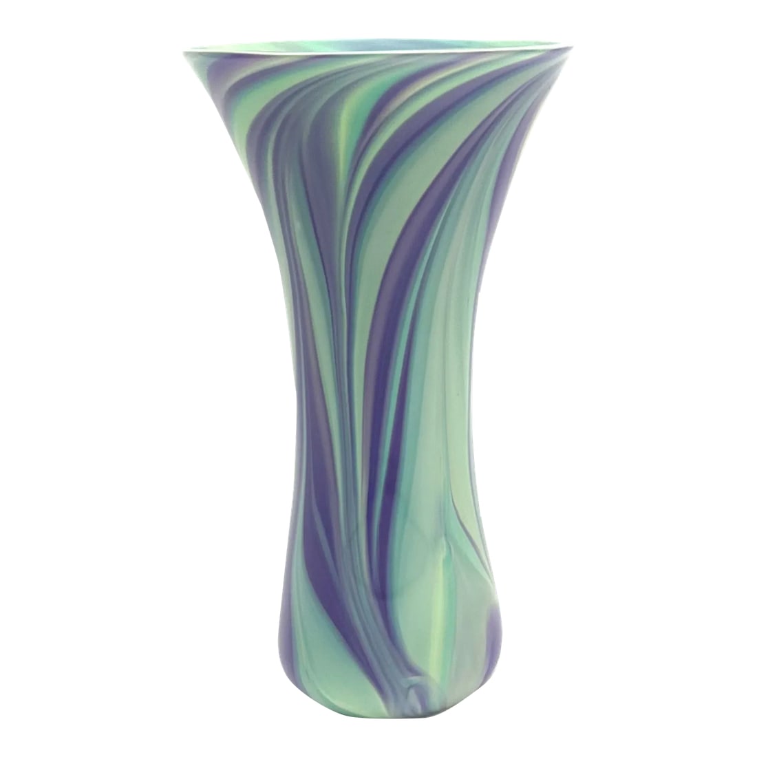 Opaque Art Glass Vase Handblown by Glass Artist Michael Egan, 2004 (1 of 10)