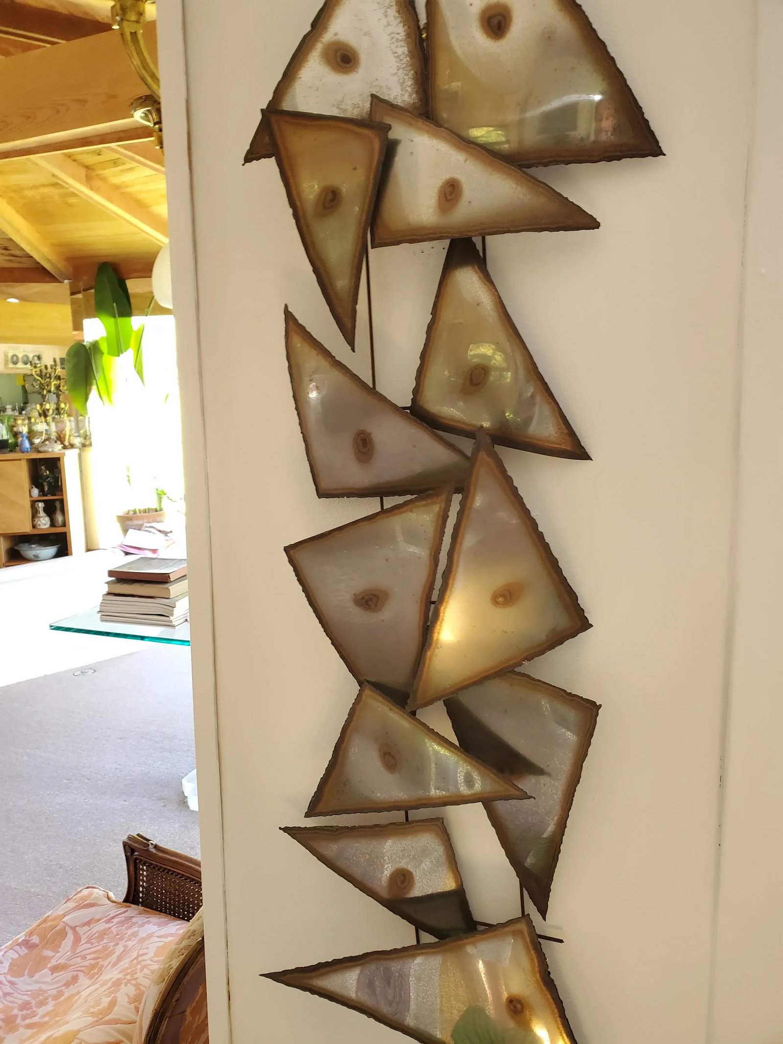 Vintage Mid Century Modern Art Brutalist Designer Wall Sculpture - 2