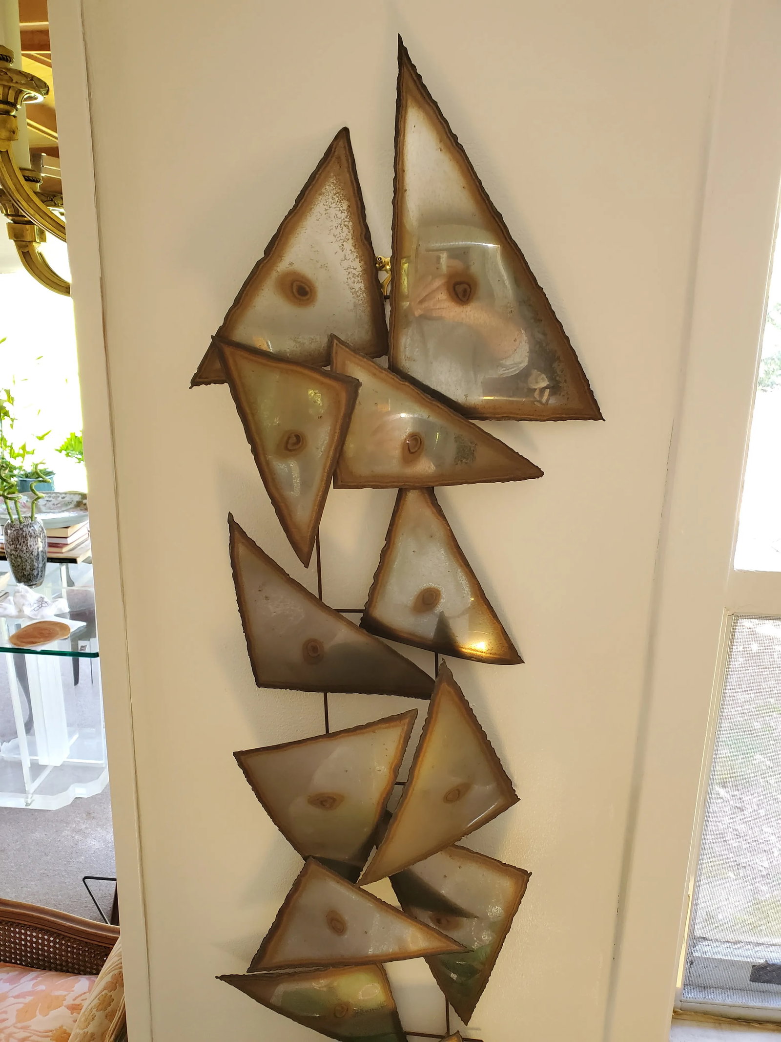 Vintage Mid Century Modern Art Brutalist Designer Wall Sculpture - 3