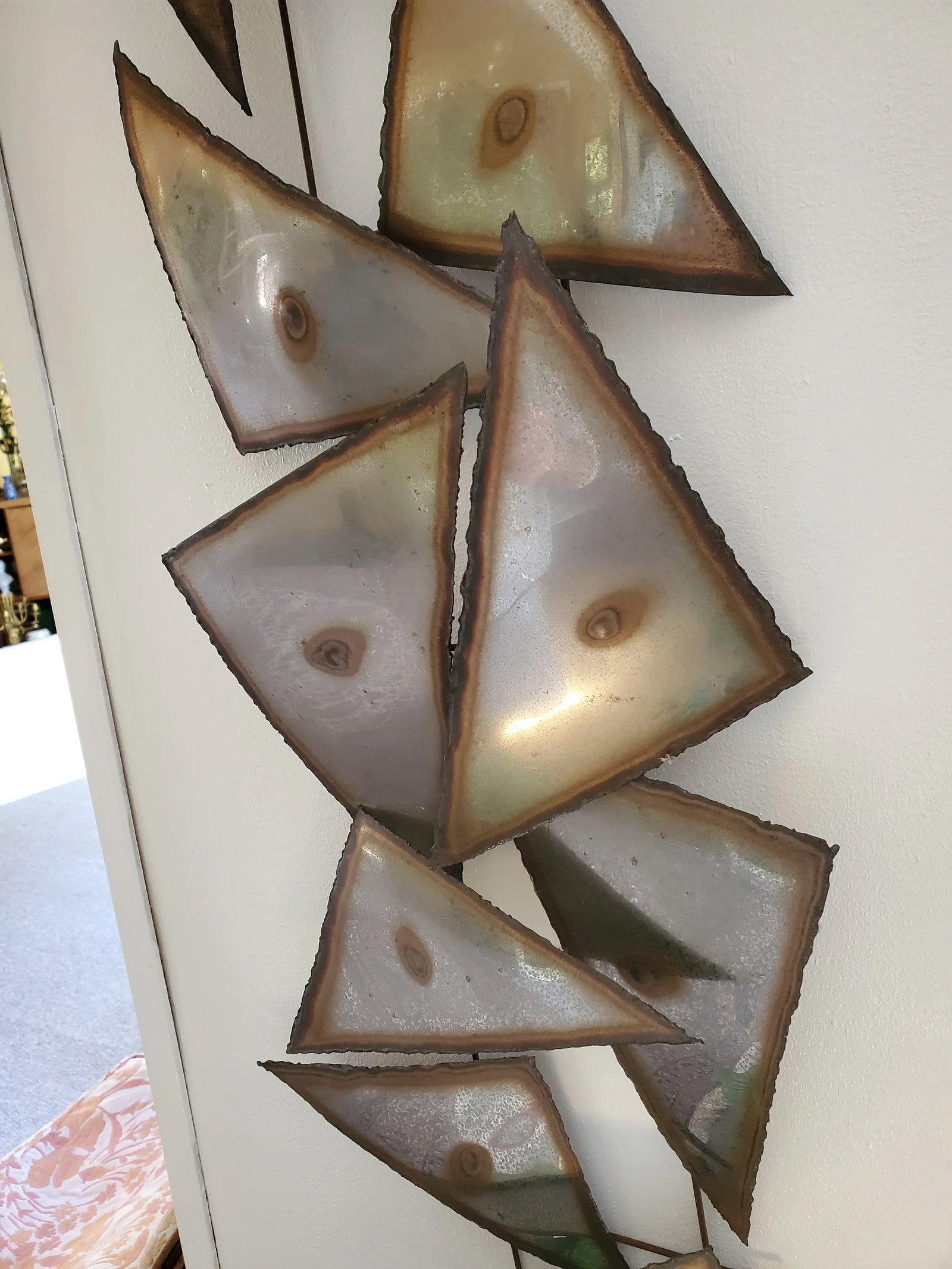 Vintage Mid Century Modern Art Brutalist Designer Wall Sculpture - 6