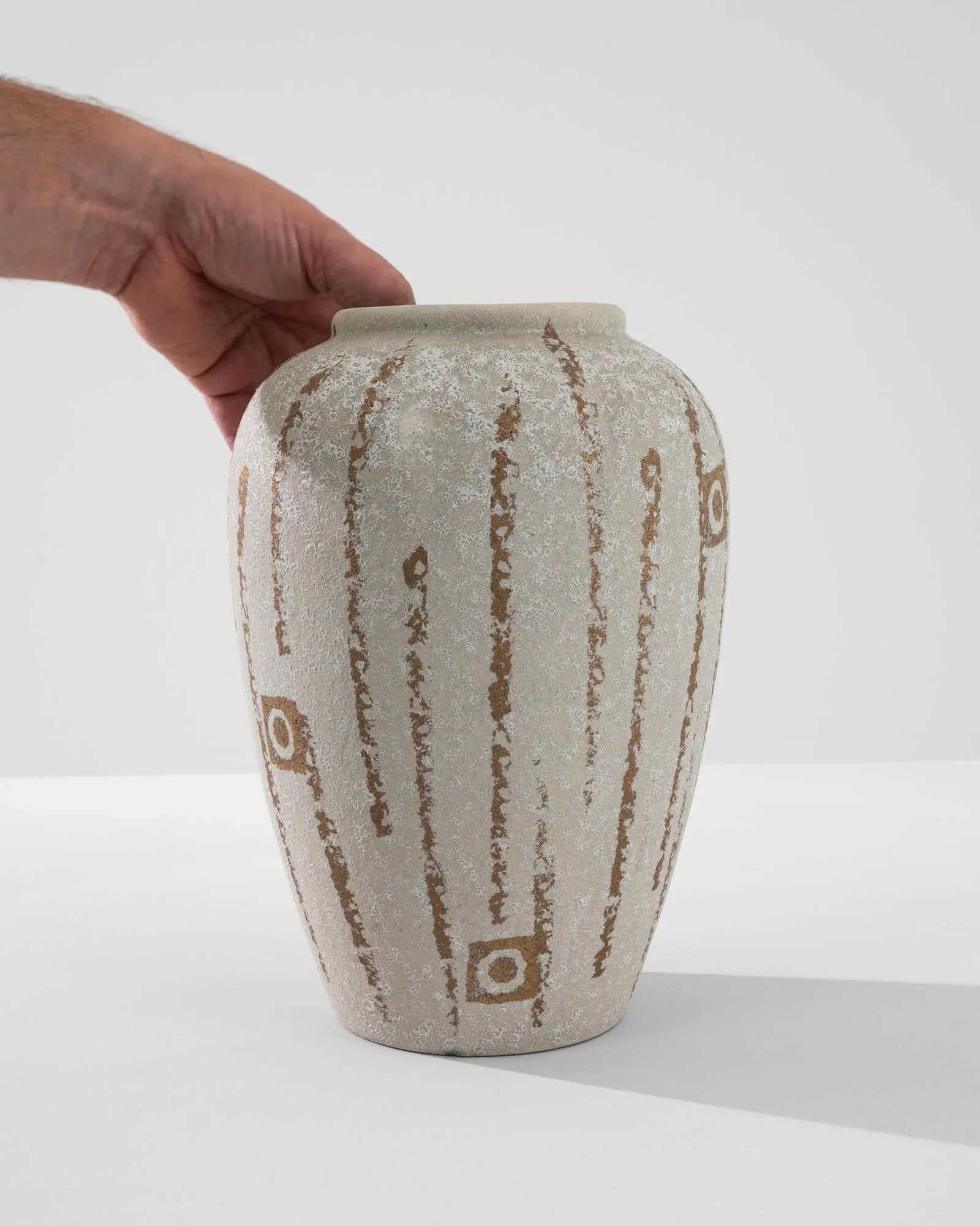 1960s German "W. Germany" Ceramic Vase - 8