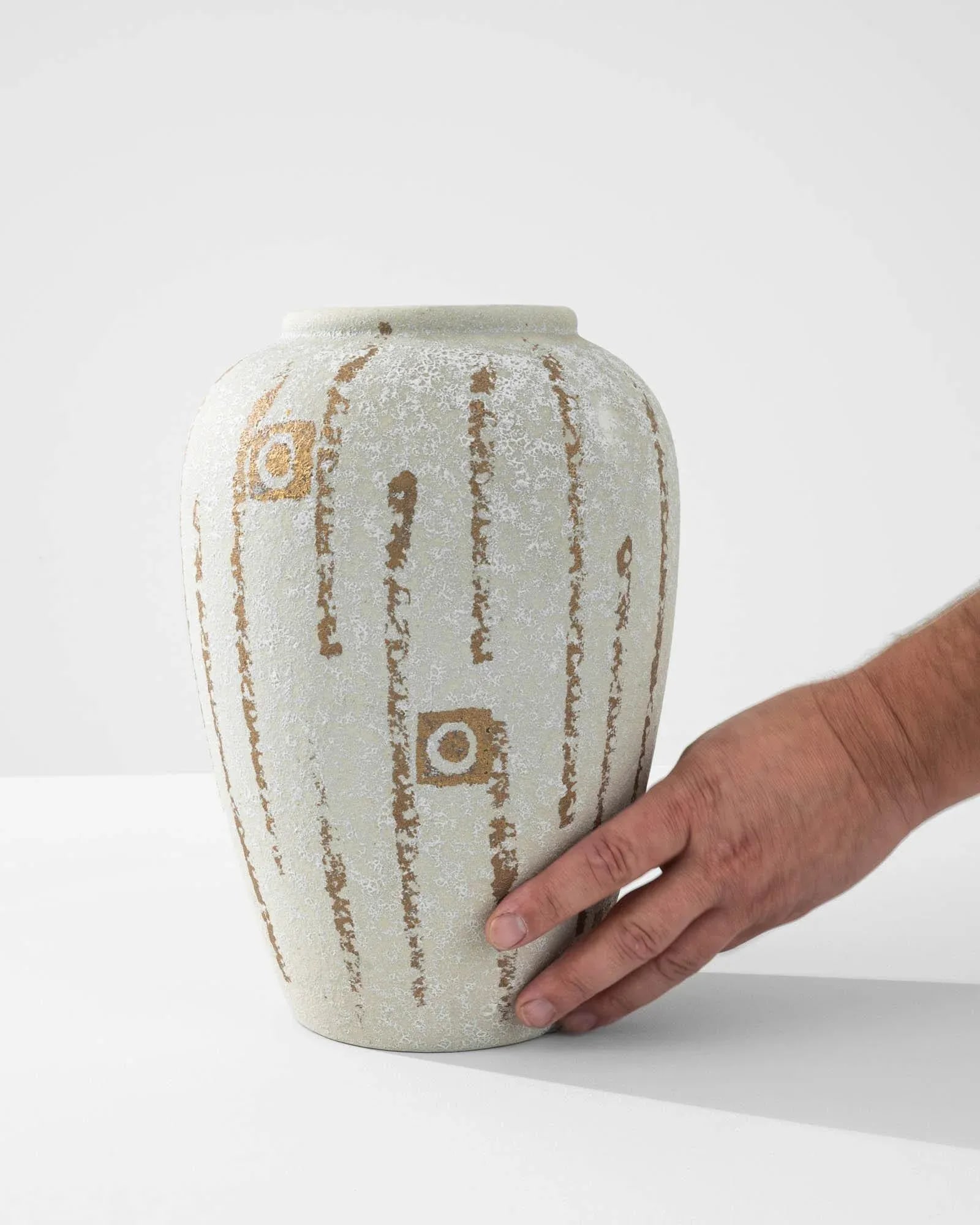 1960s German "W. Germany" Ceramic Vase - 9