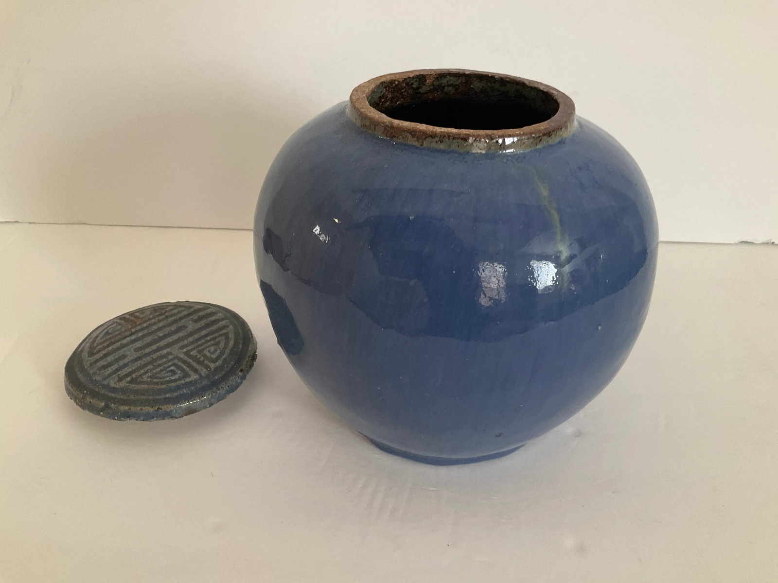 Early 1900s Antique Chinese Ginger Jar - 2