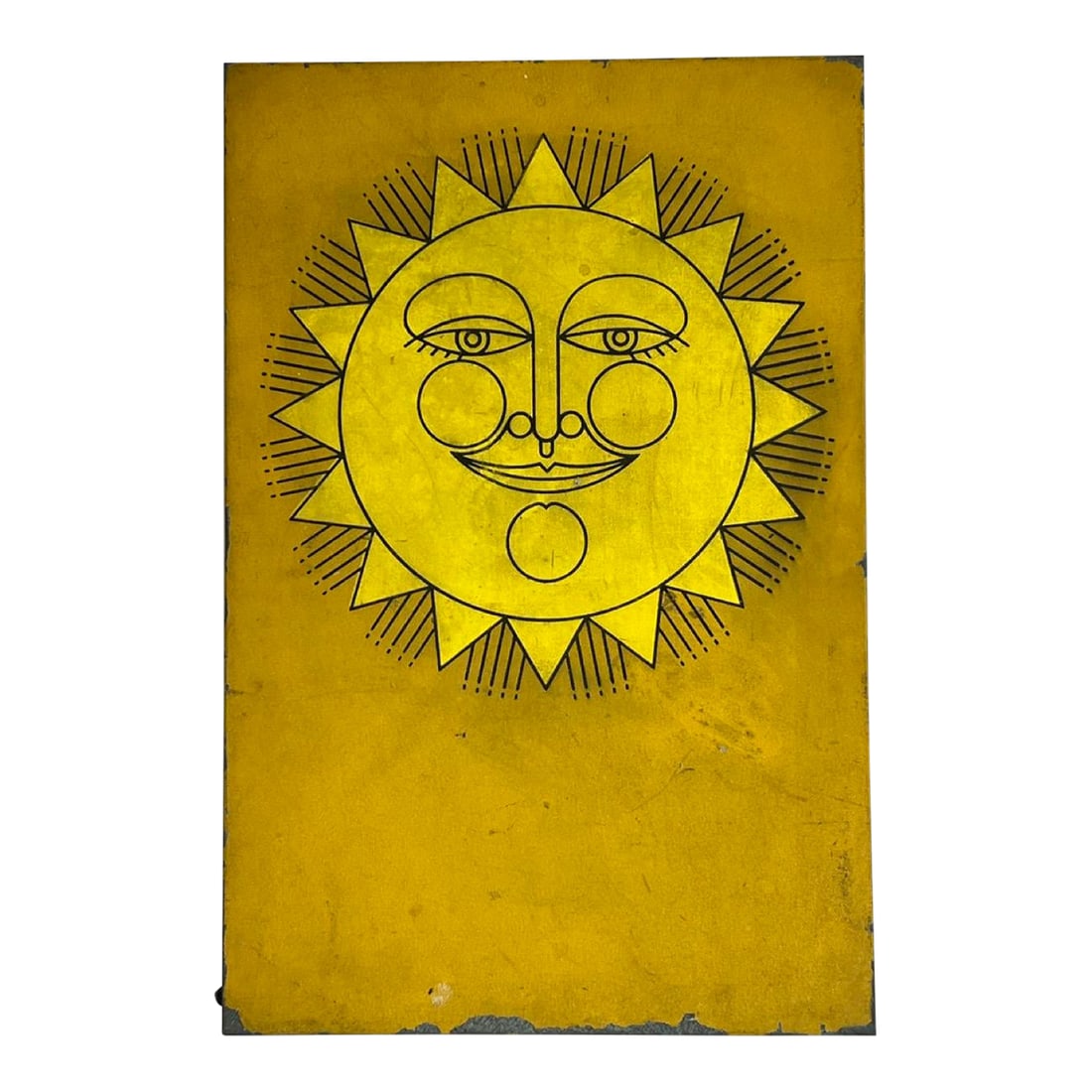 1970's Aztec Radiant Heater Wall Art, #615 Sun (1 of 6)