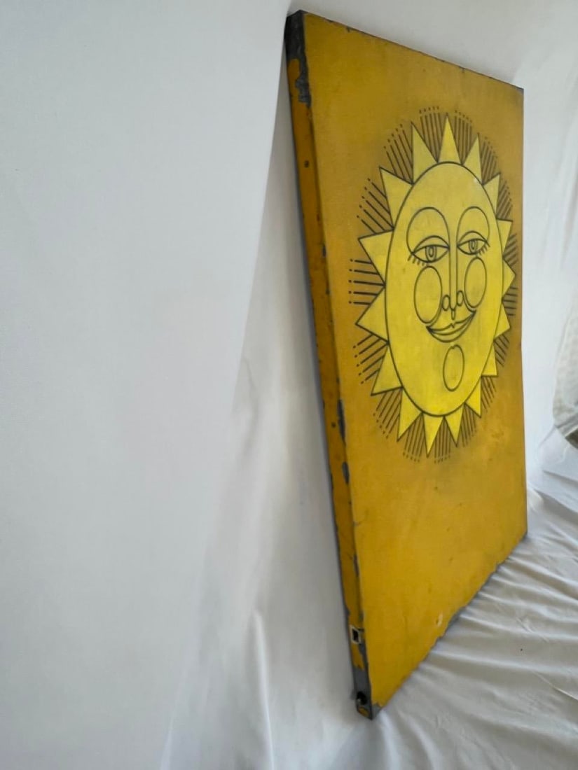 1970's Aztec Radiant Heater Wall Art, #615 Sun - 4