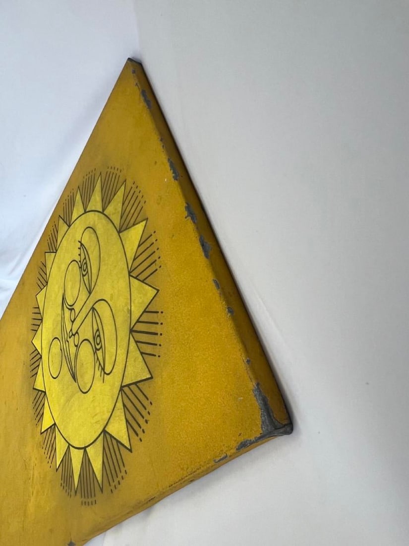 1970's Aztec Radiant Heater Wall Art, #615 Sun - 5