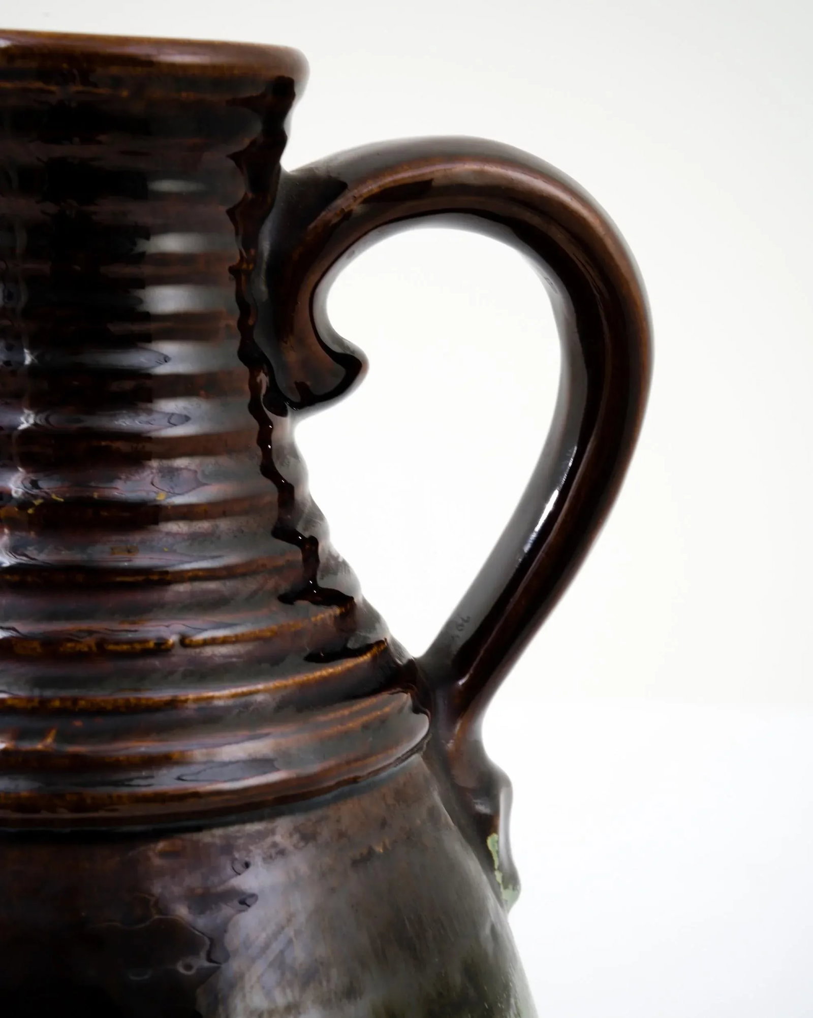 1960s Mid-Century Modern W. Germany Ceramic Pitcher - 9