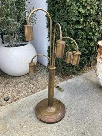 Vintage Brass Table Lamp - 2
