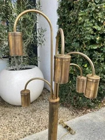 Vintage Brass Table Lamp - 5
