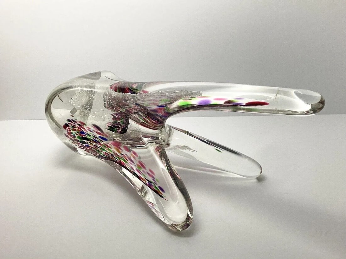 1996 John McDonald Handmade Art Glass Organic Abstract Large Sculpture - 10