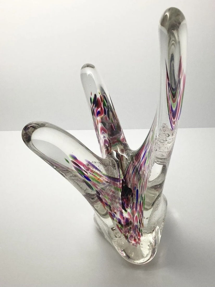 1996 John McDonald Handmade Art Glass Organic Abstract Large Sculpture - 5