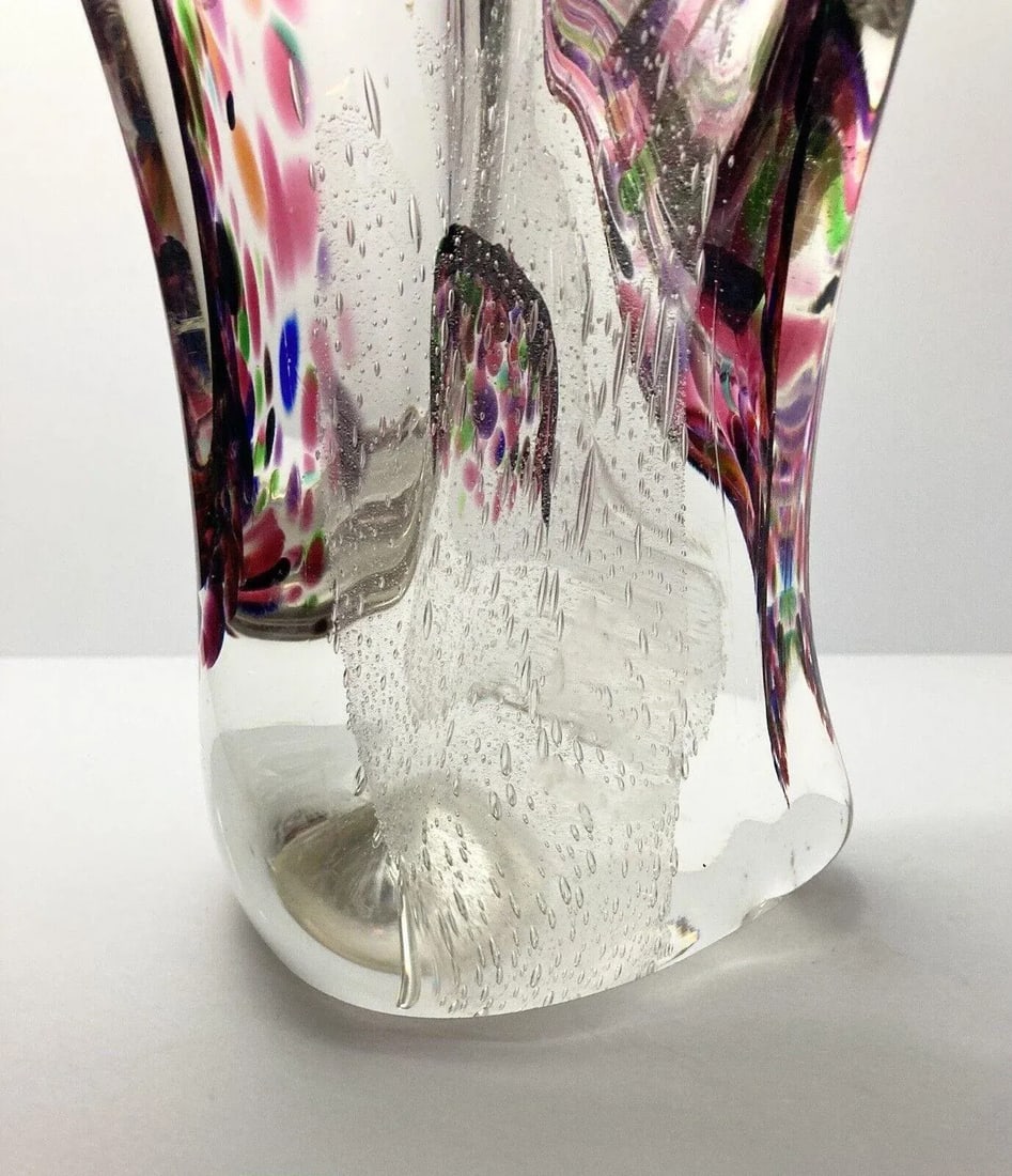1996 John McDonald Handmade Art Glass Organic Abstract Large Sculpture - 7