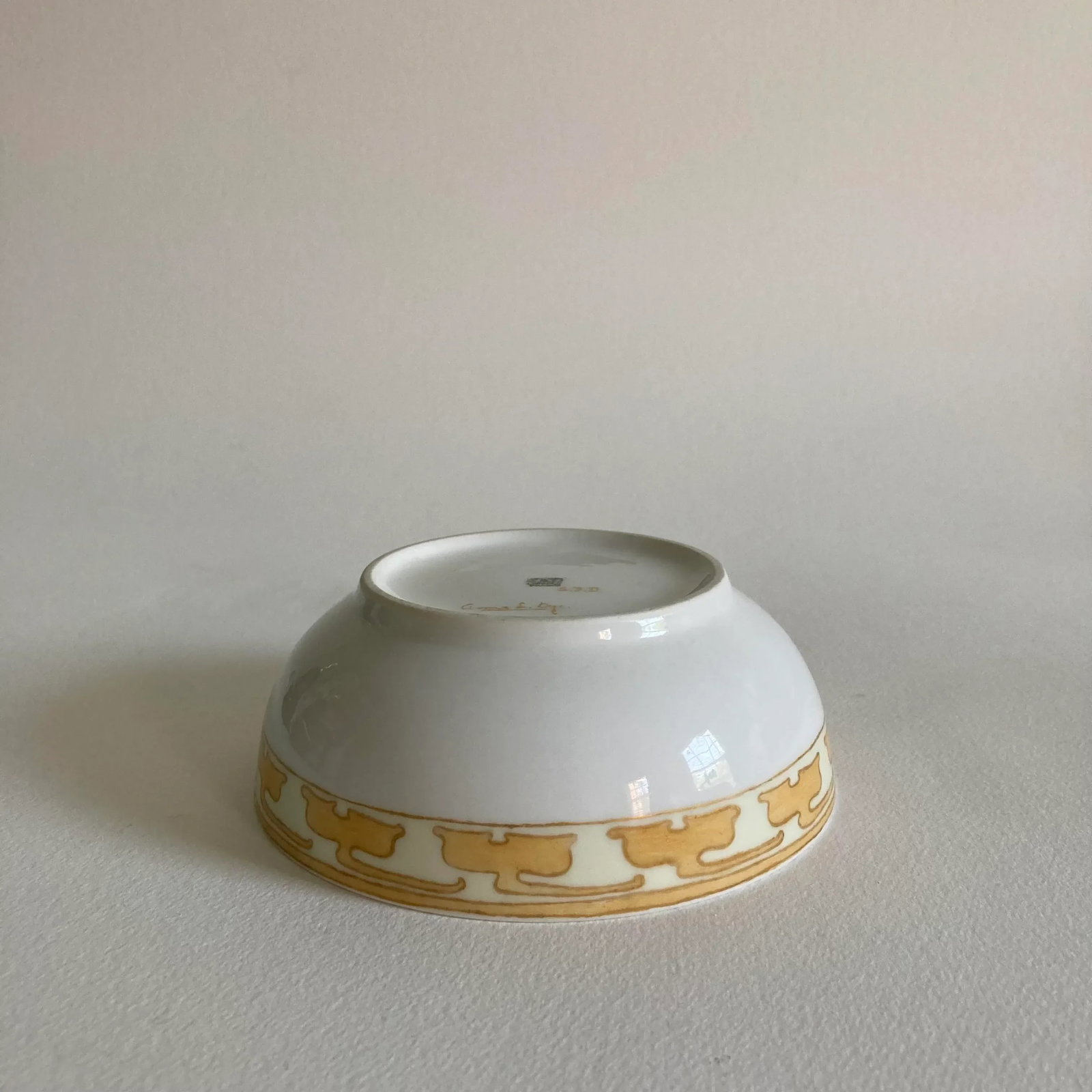 Circa 1905 Tressemanes & Vogt Art Nouveau French Limoges Hand Painted Porcelain Decorative Bowl - 9