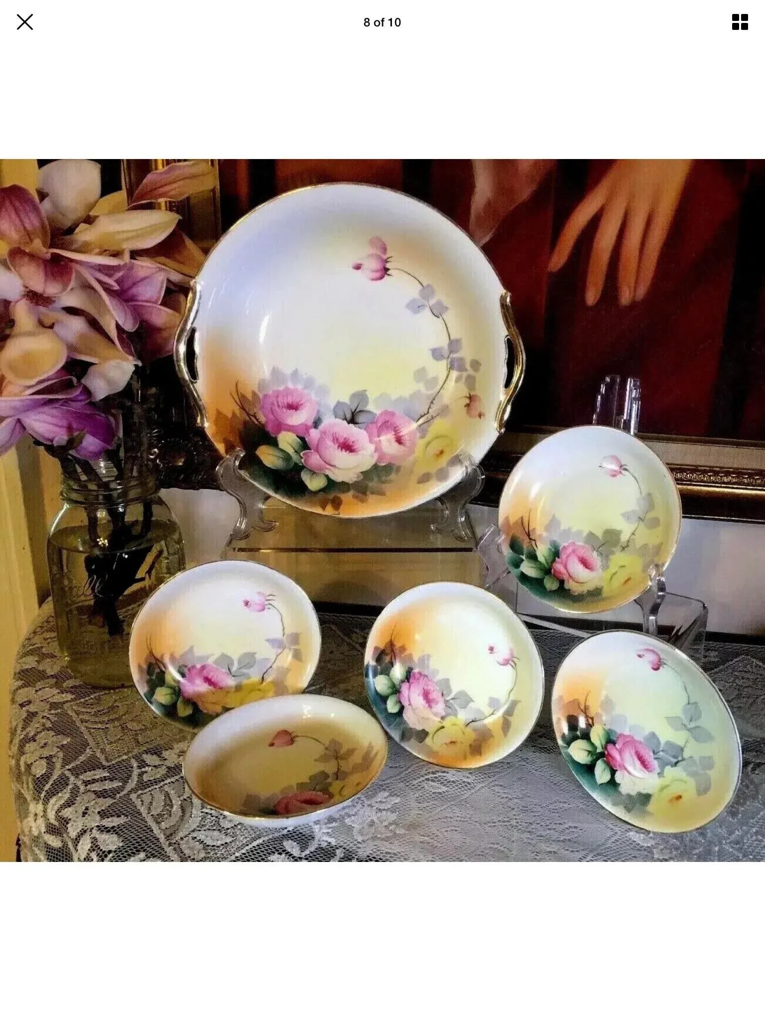 Noritake Hand Painted Berry Set - 10
