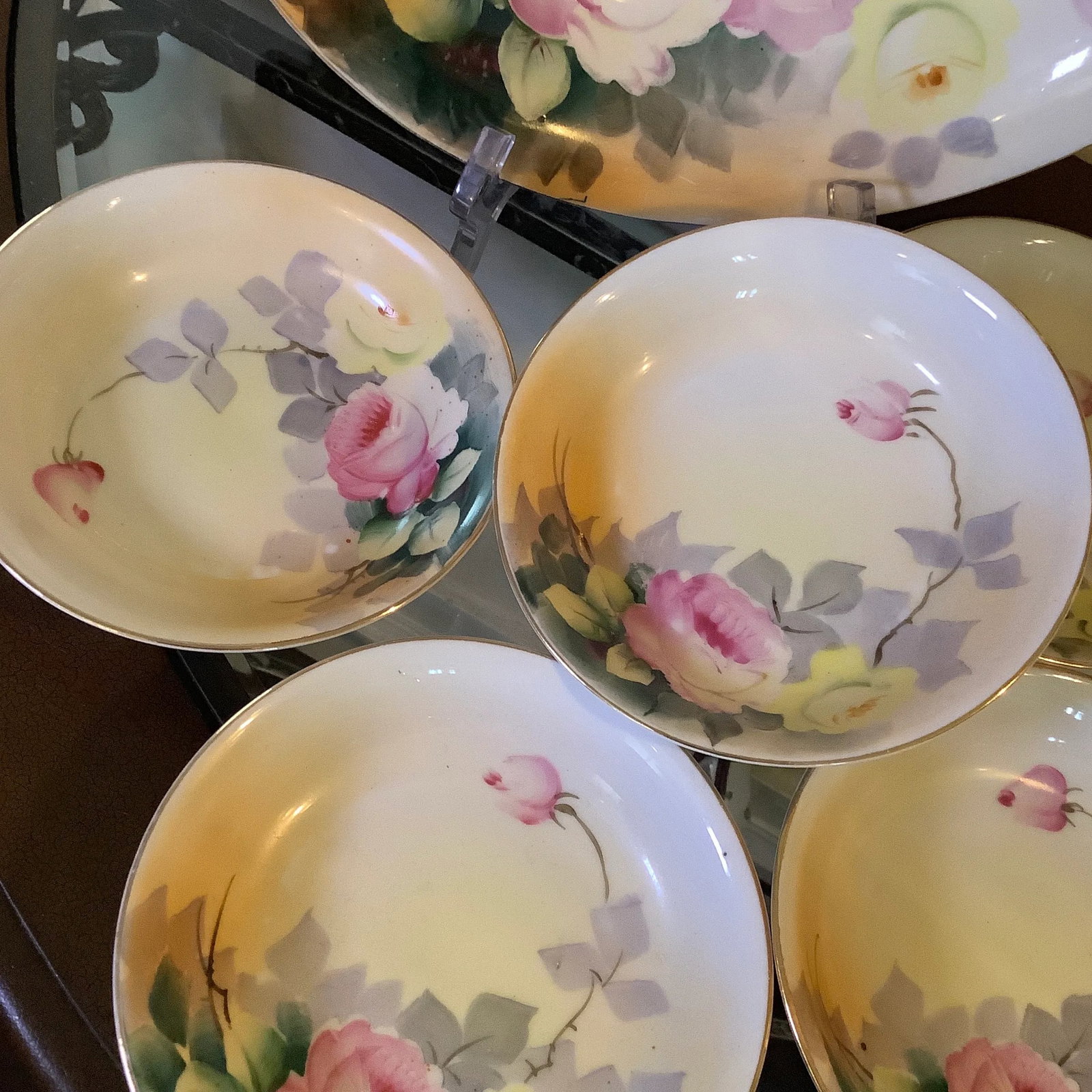 Noritake Hand Painted Berry Set - 9