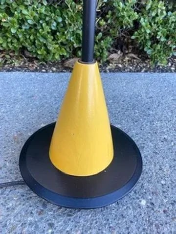 1980's Be-Yang Yellow Post Modern Memphis Milano Style Table Lamp - 5