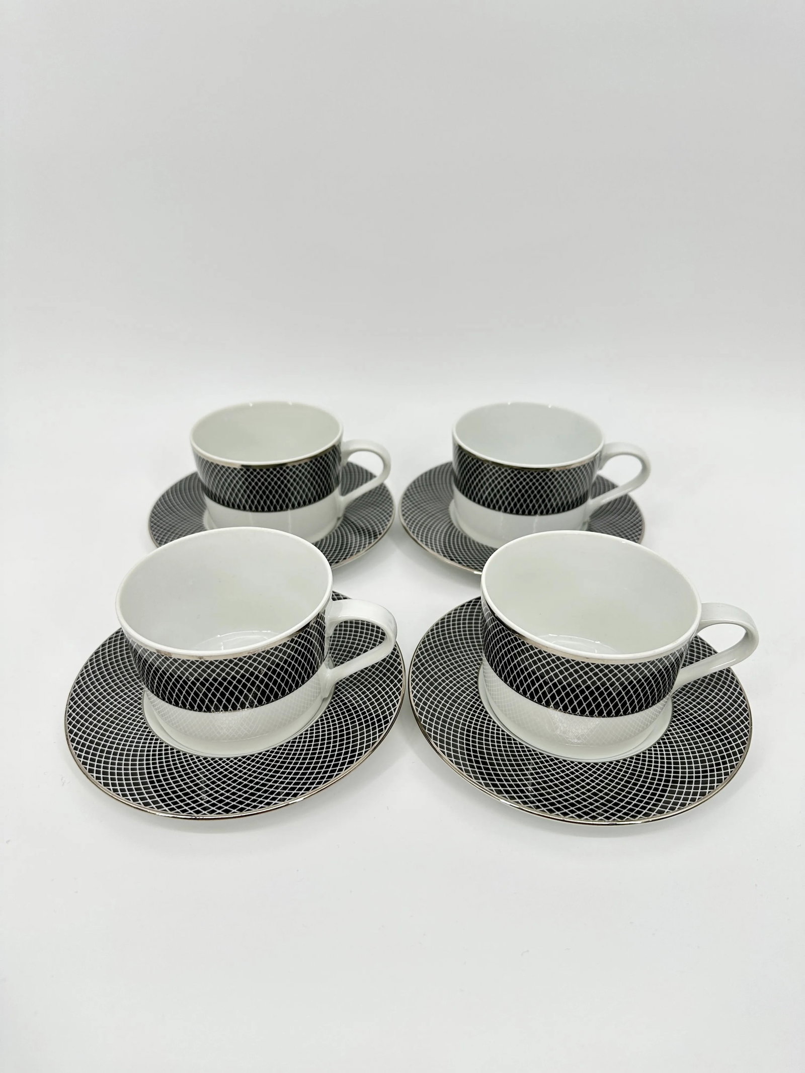 Vintage Porcelain Block Spal Portugal 20 Piece Dinnerware Set for 4 - 4
