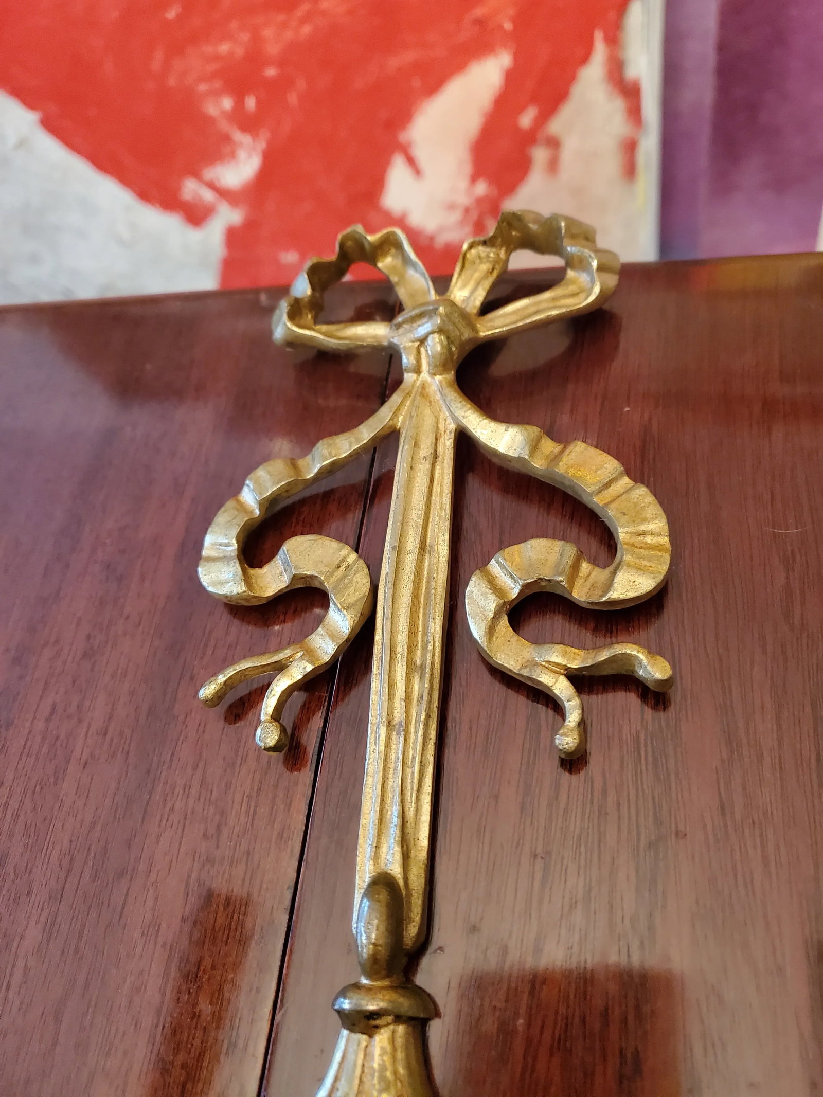 Antique Bronze E F Caldwell Style Ram's Head Sconces - a Pair - 5