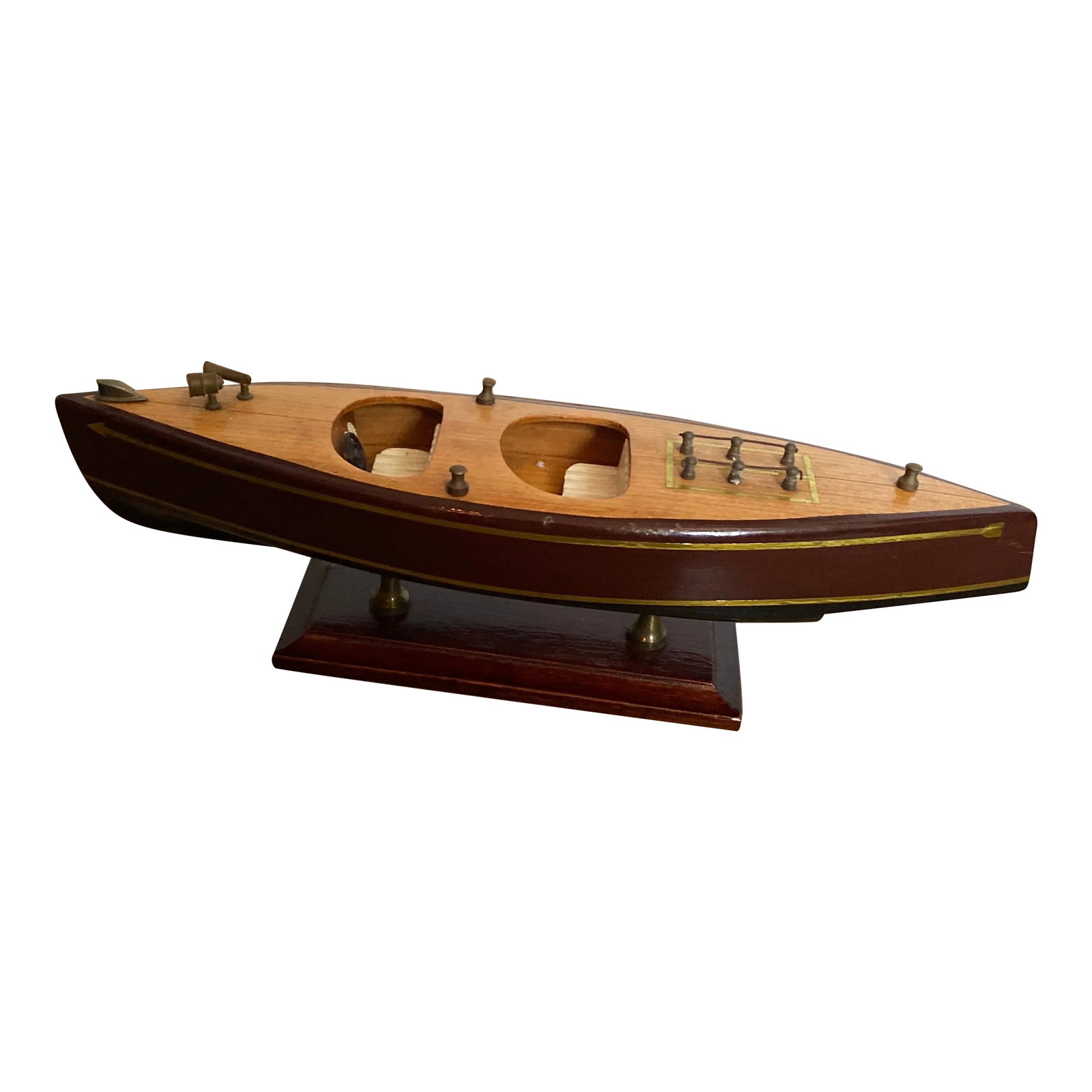 Vintage Wooden Model Boat (1 of 12)