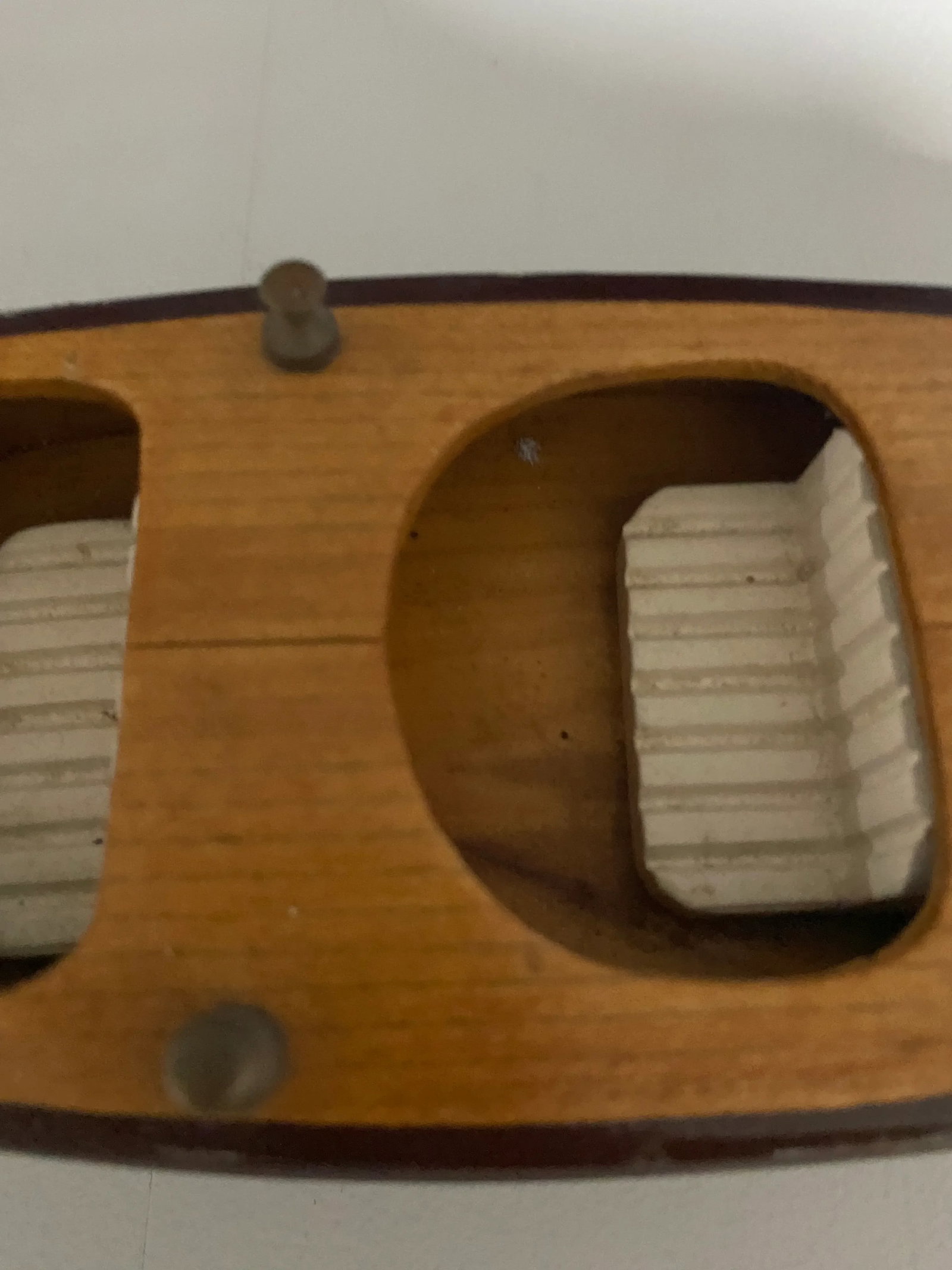 Vintage Wooden Model Boat - 2
