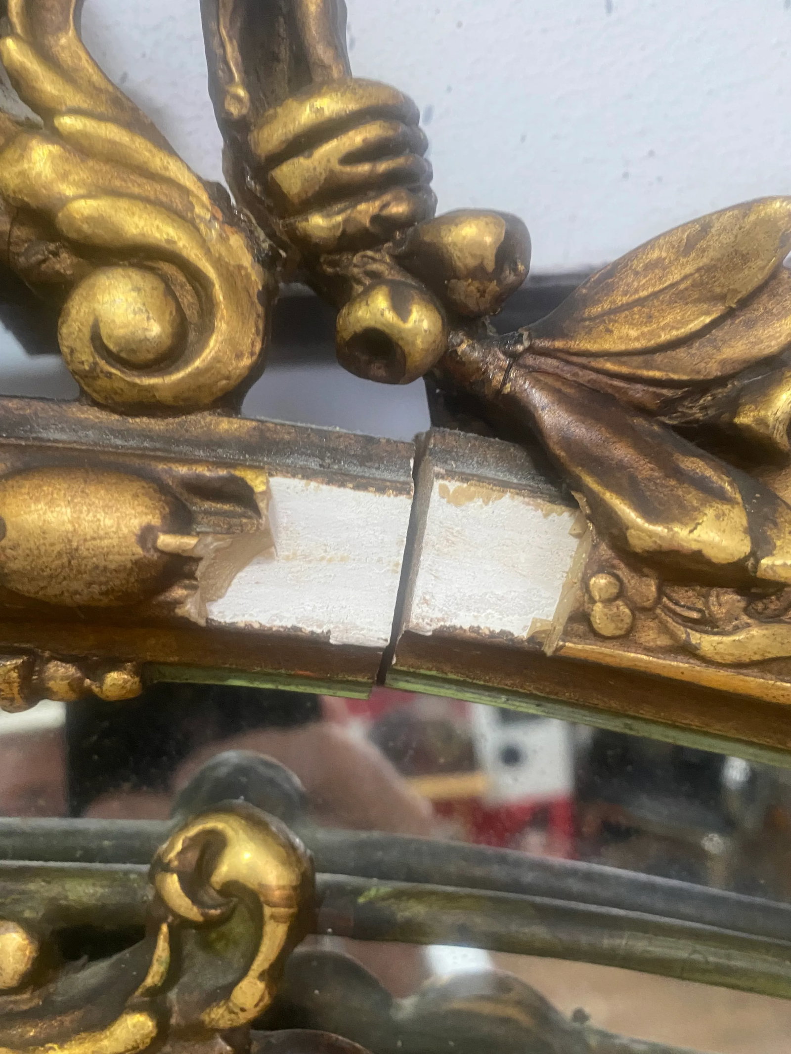 Antique Late 19th Century Belle Epoch Mirror - 7