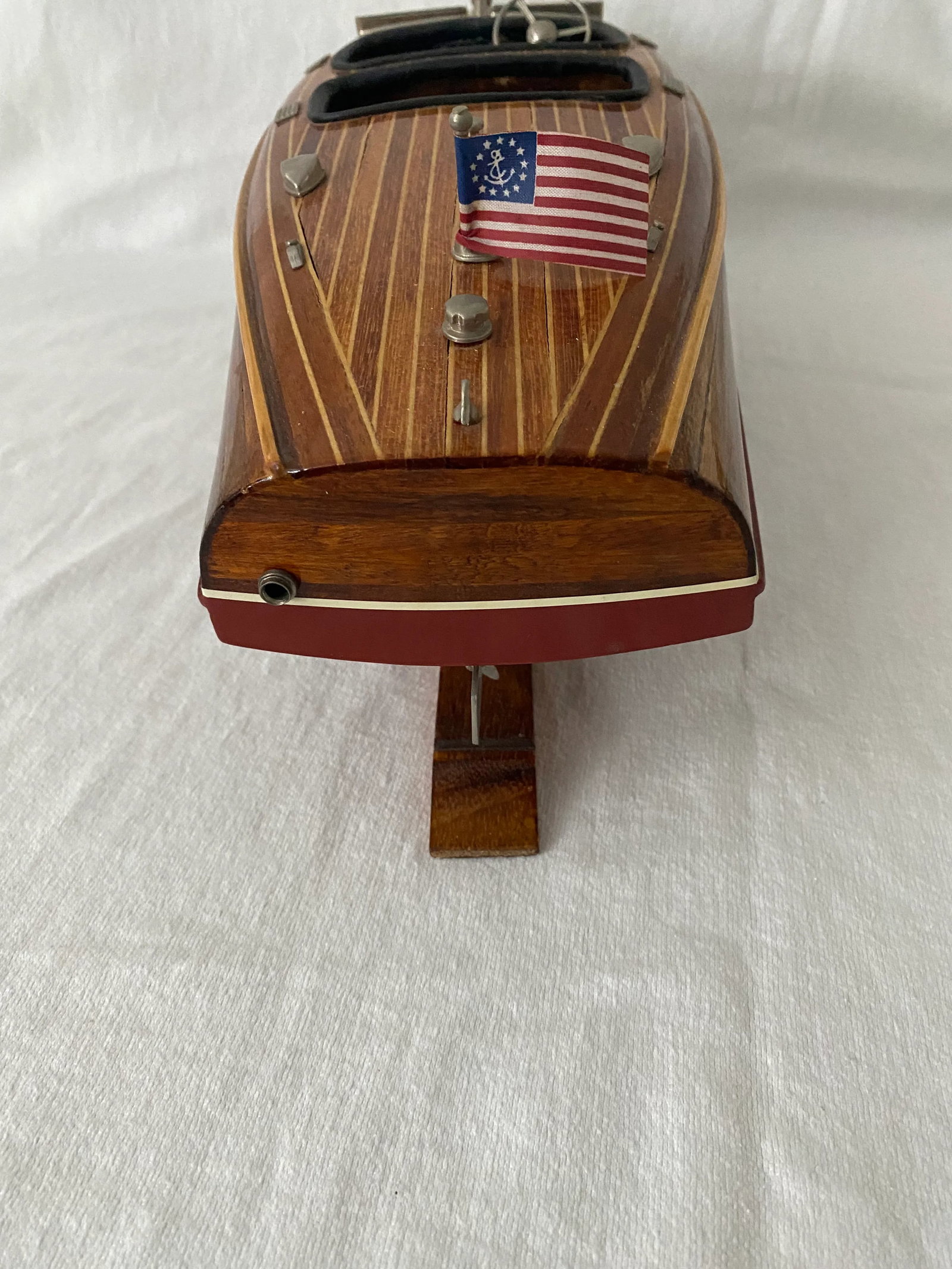Vintage Wooden Chris Craft Model Boat - 2