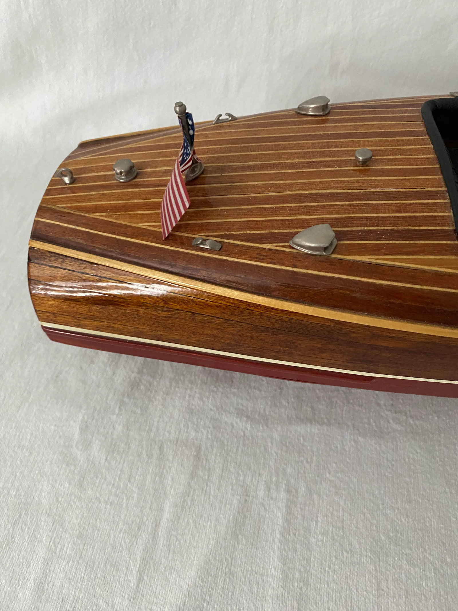 Vintage Wooden Chris Craft Model Boat - 5