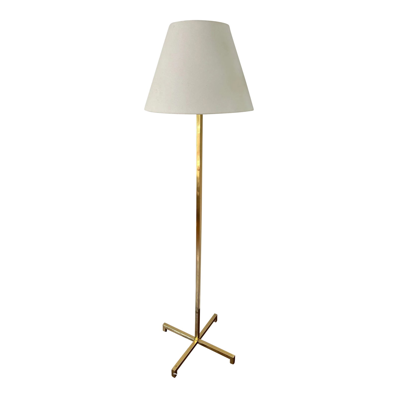 Hansen T. H. Robsjohn-Gibbings New York Solid Brass Floor Lamp - Excellent (1 of 11)