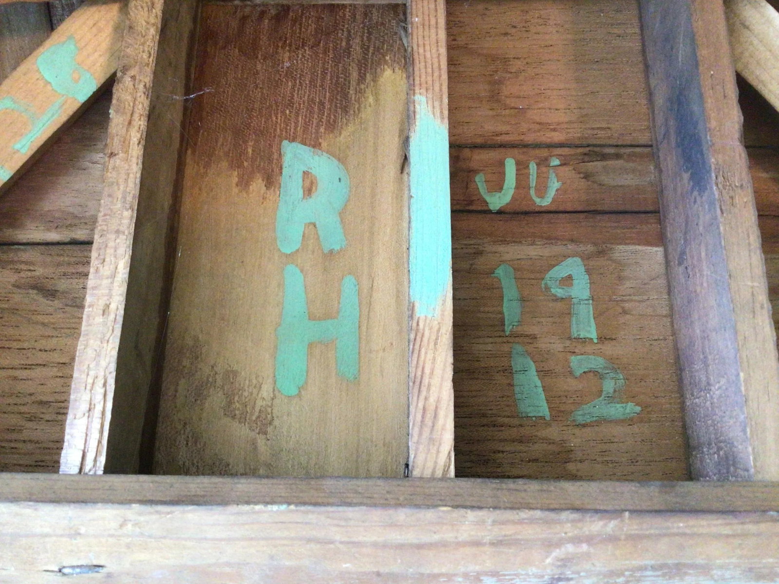 Antique Folk Art House Model 1912 - 5