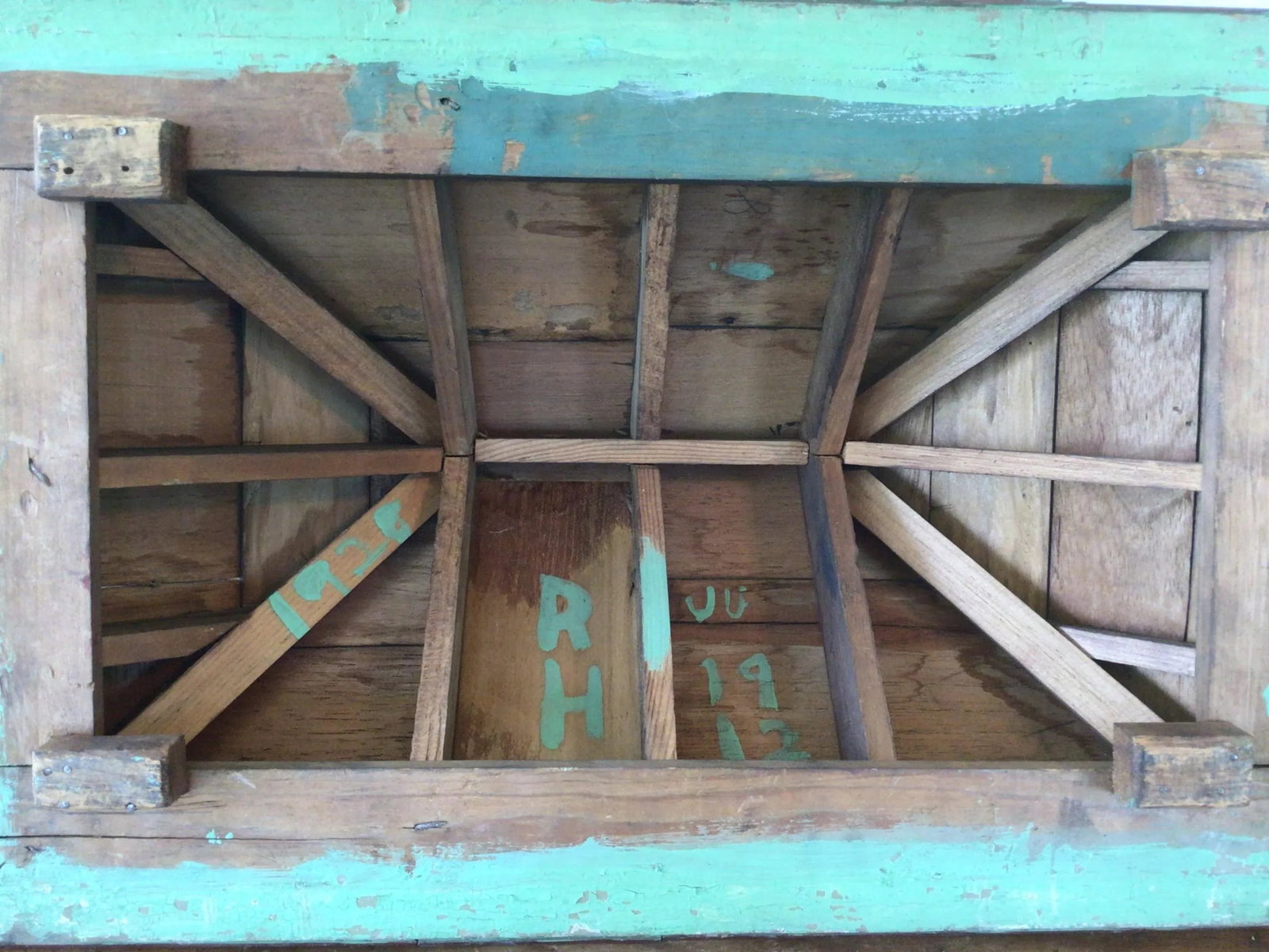 Antique Folk Art House Model 1912 - 6