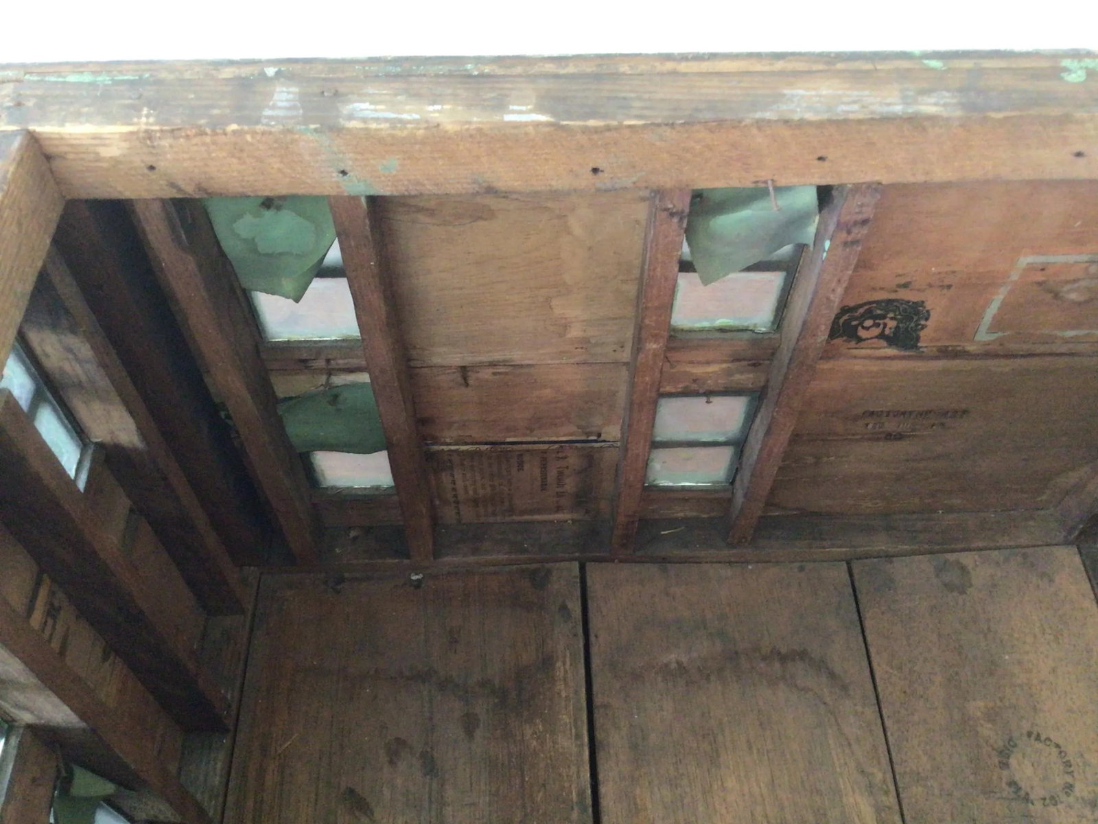 Antique Folk Art House Model 1912 - 9
