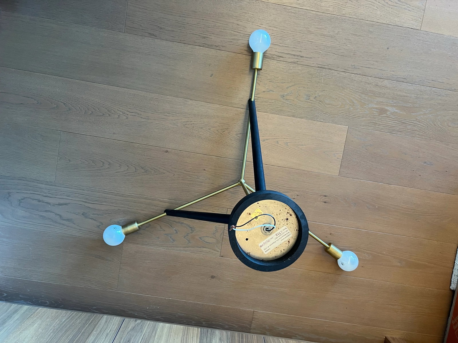Workstead Lodge Chandelier III in Blackened Oak - 3