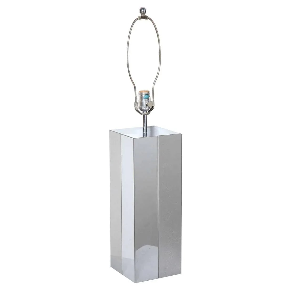 Paul Evans Brushed Aluminum and Polished Steel "Cityscape" Table Lamp, 1970's - 8