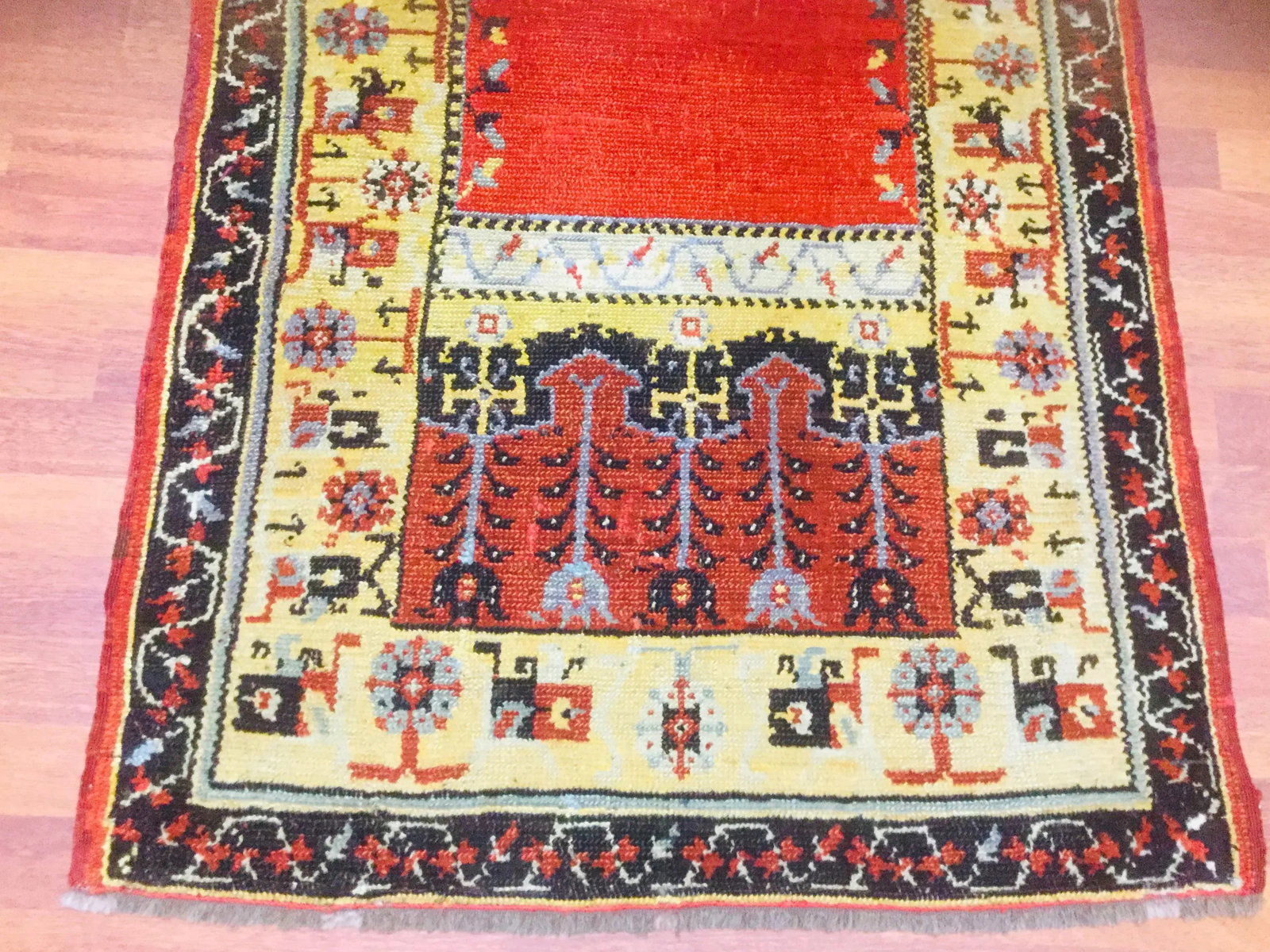1920's Anatolian Ladik Rug-3'10" X 5'10" - 3