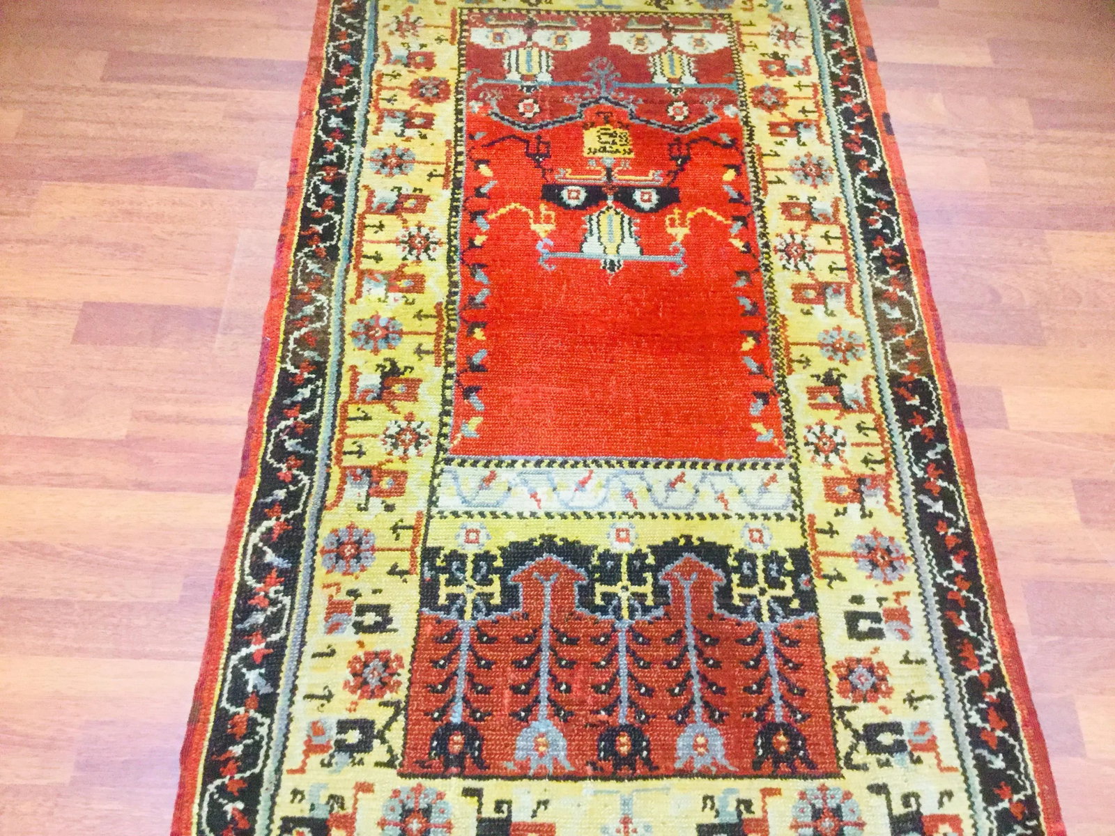 1920's Anatolian Ladik Rug-3'10" X 5'10" - 5