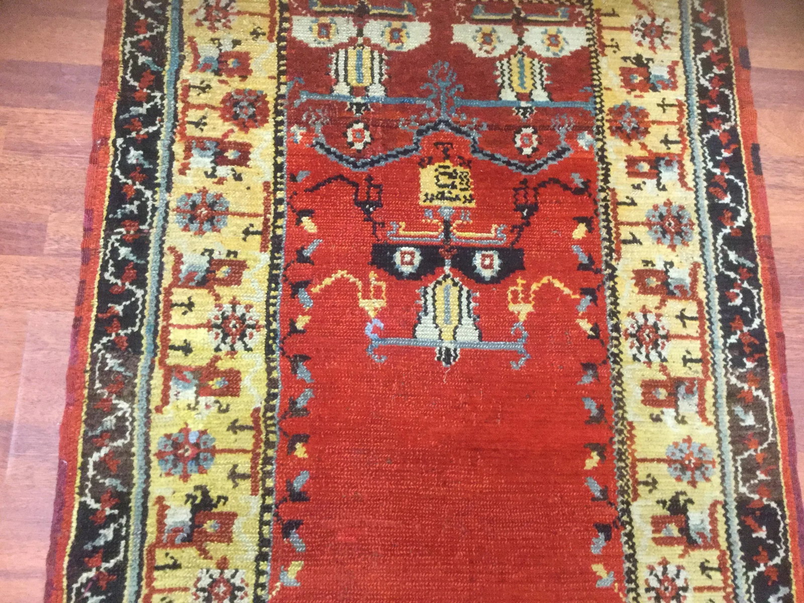 1920's Anatolian Ladik Rug-3'10" X 5'10" - 6