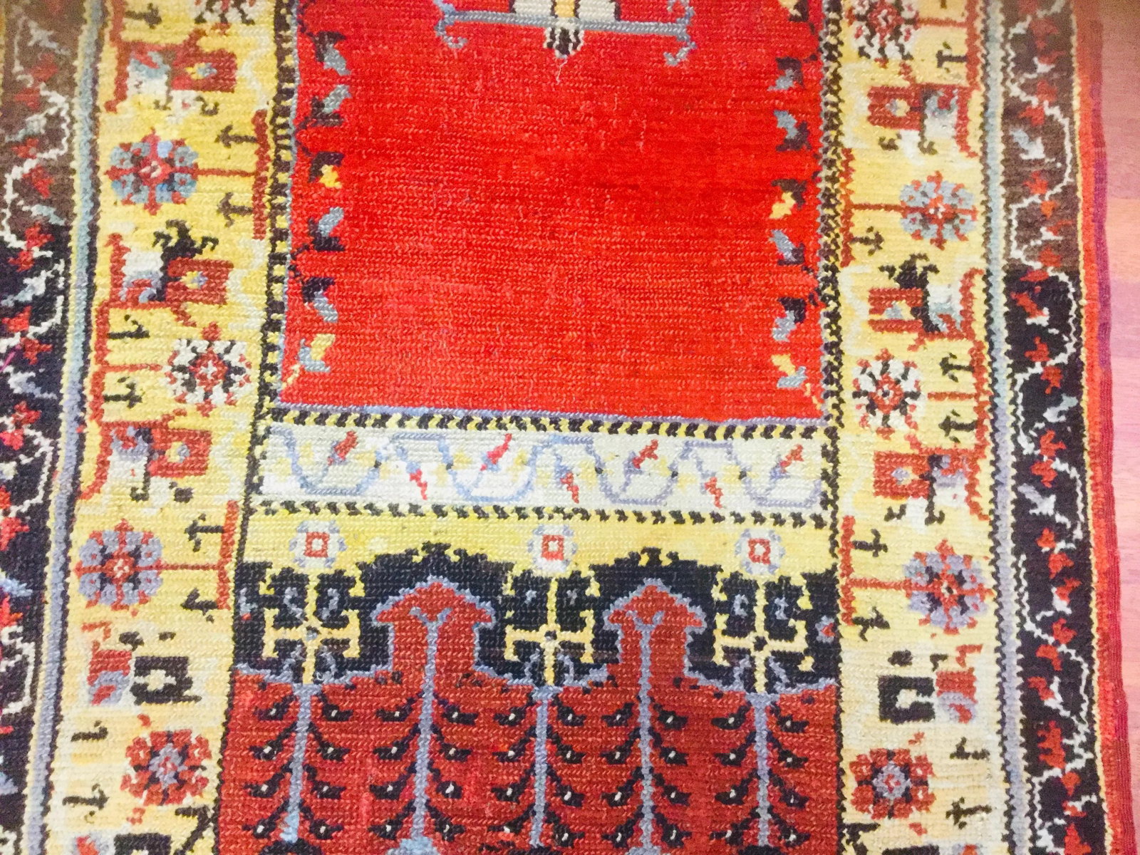 1920's Anatolian Ladik Rug-3'10" X 5'10" - 8