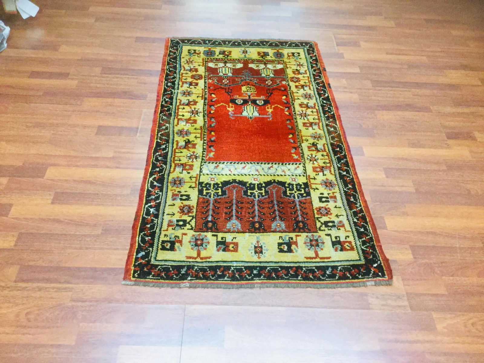 1920's Anatolian Ladik Rug-3'10" X 5'10" - 9