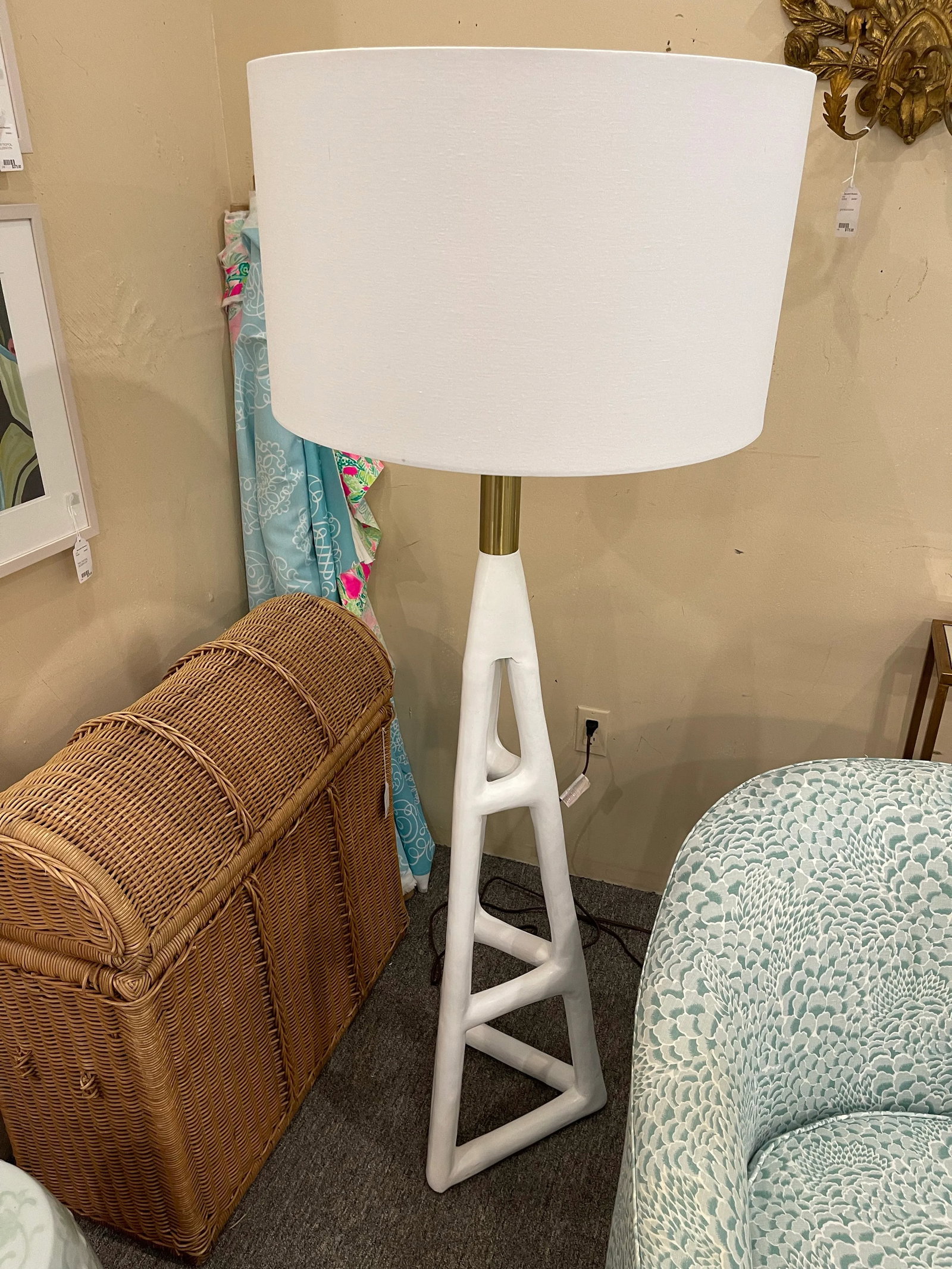 Regina Andrews Tanner Steel Floor Lamp - 2