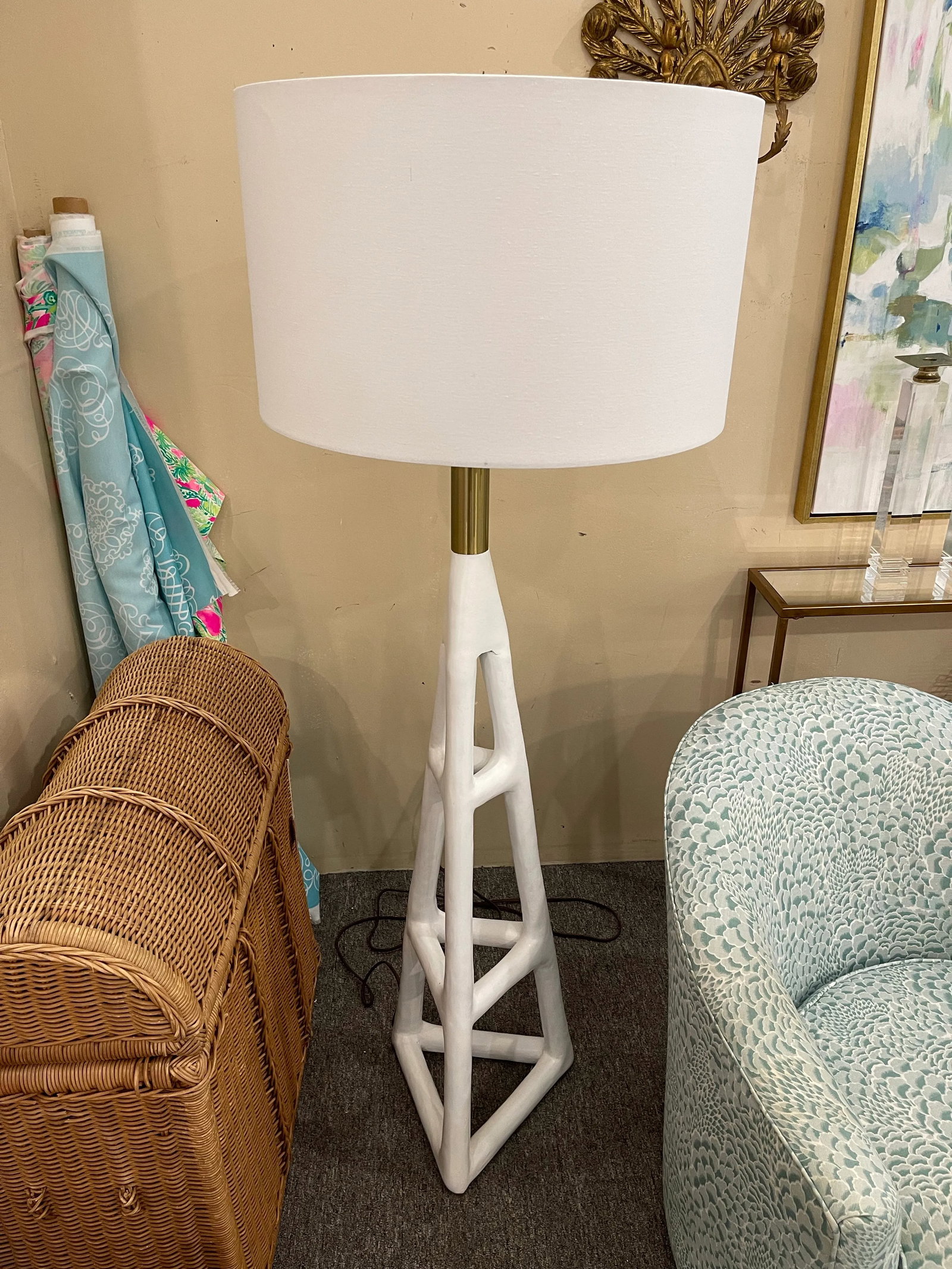 Regina Andrews Tanner Steel Floor Lamp - 4