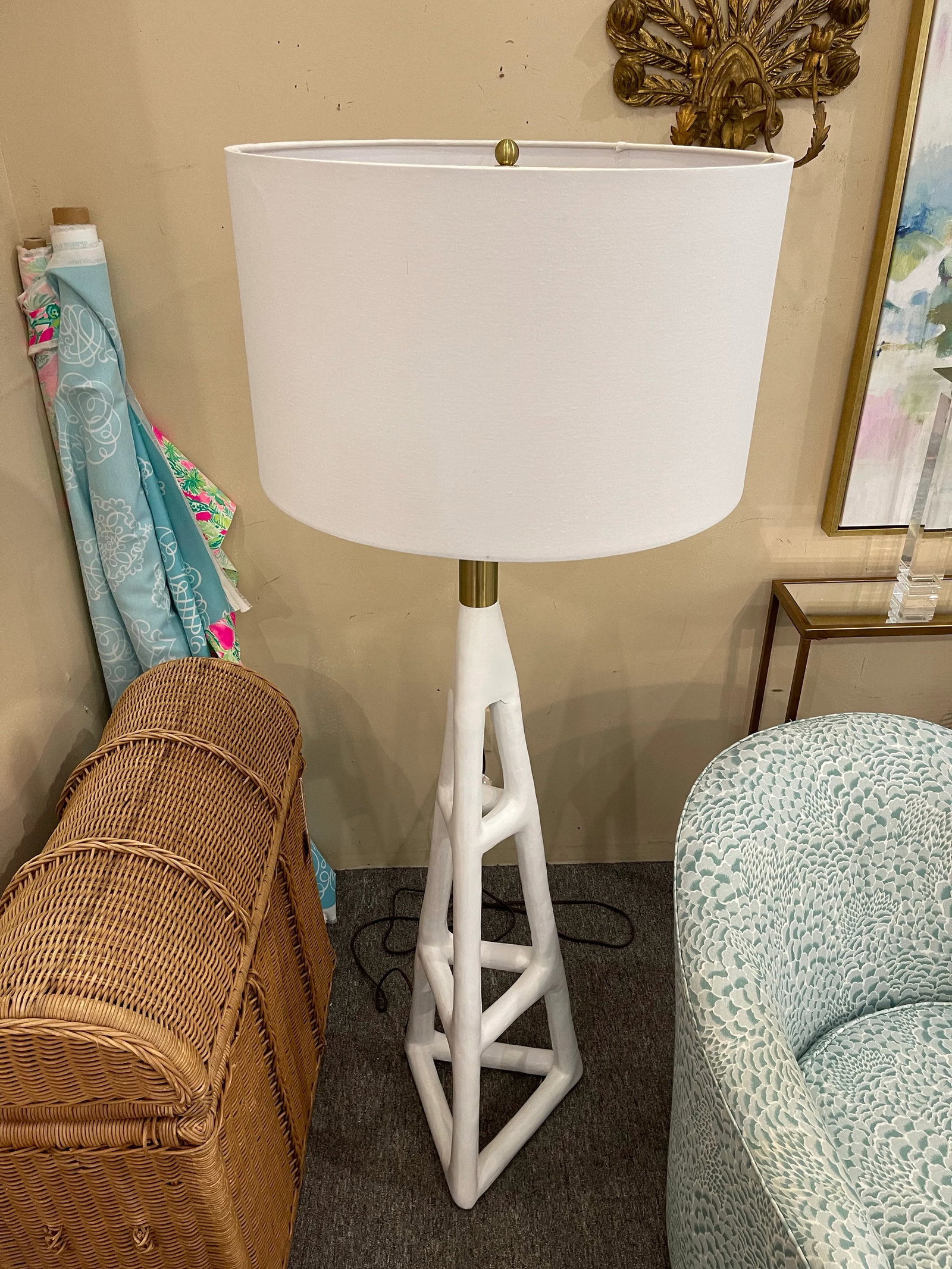 Regina Andrews Tanner Steel Floor Lamp - 6