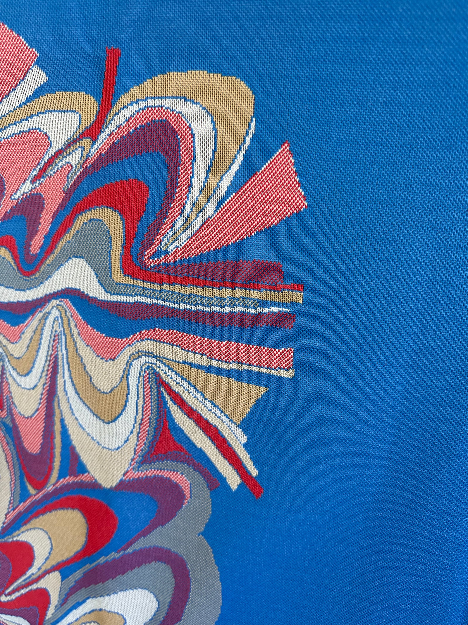 Abstract Psychedelic 1960's-1970's Textile Tapestry - 3