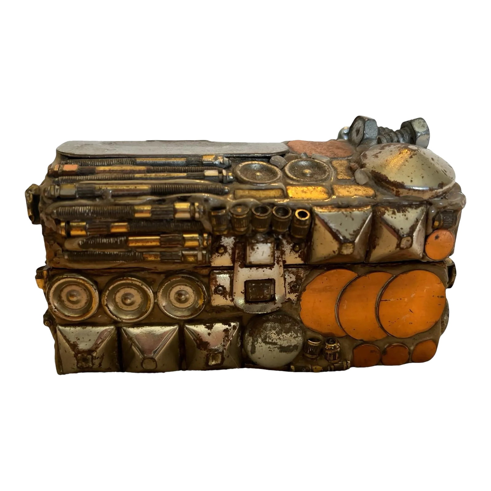 Decorative Box With Found Objects by Brazilian Sculptor Francisco Moller (1 of 8)