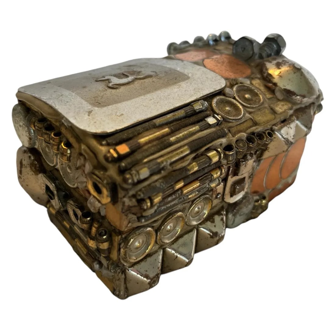 Decorative Box With Found Objects by Brazilian Sculptor Francisco Moller - 2