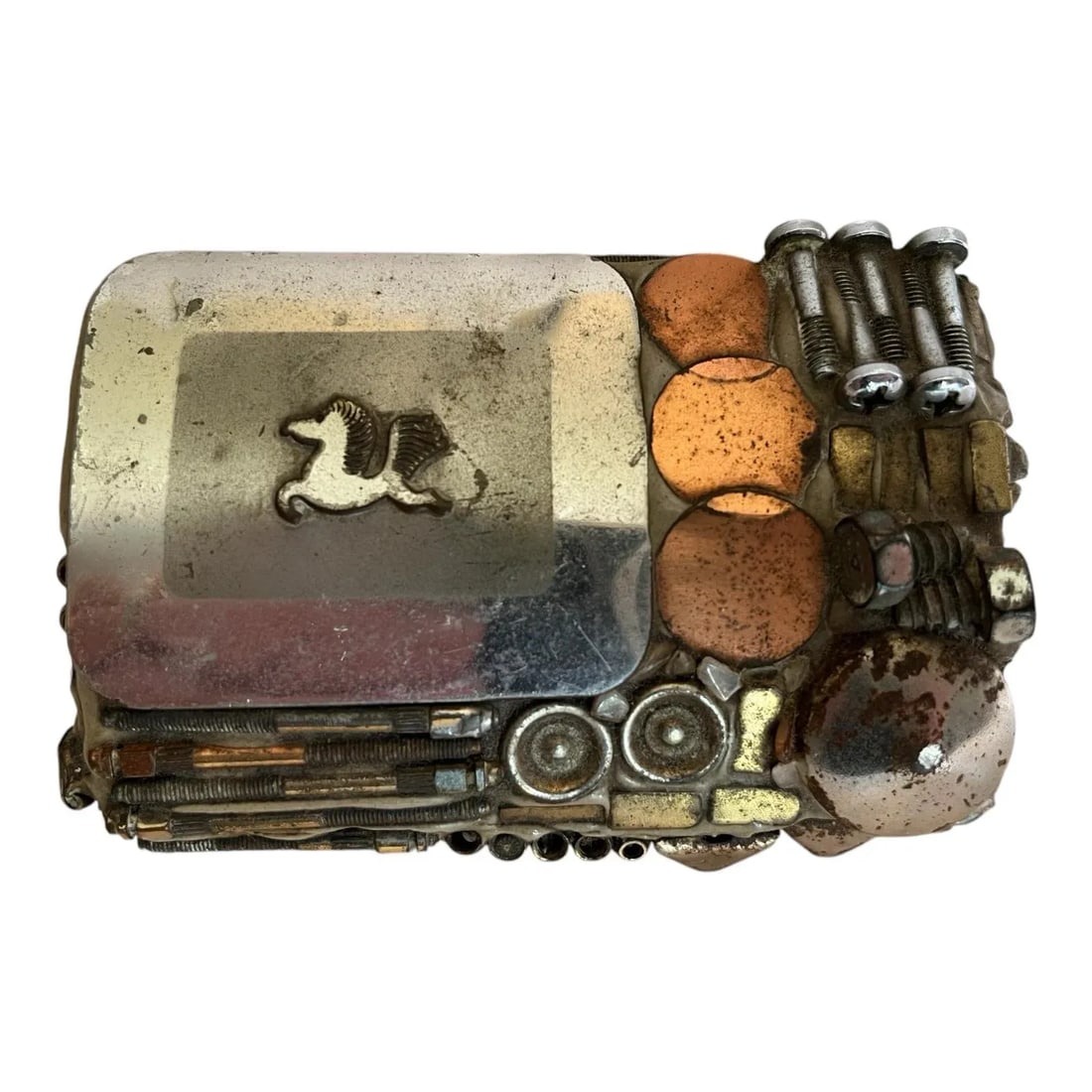 Decorative Box With Found Objects by Brazilian Sculptor Francisco Moller - 6