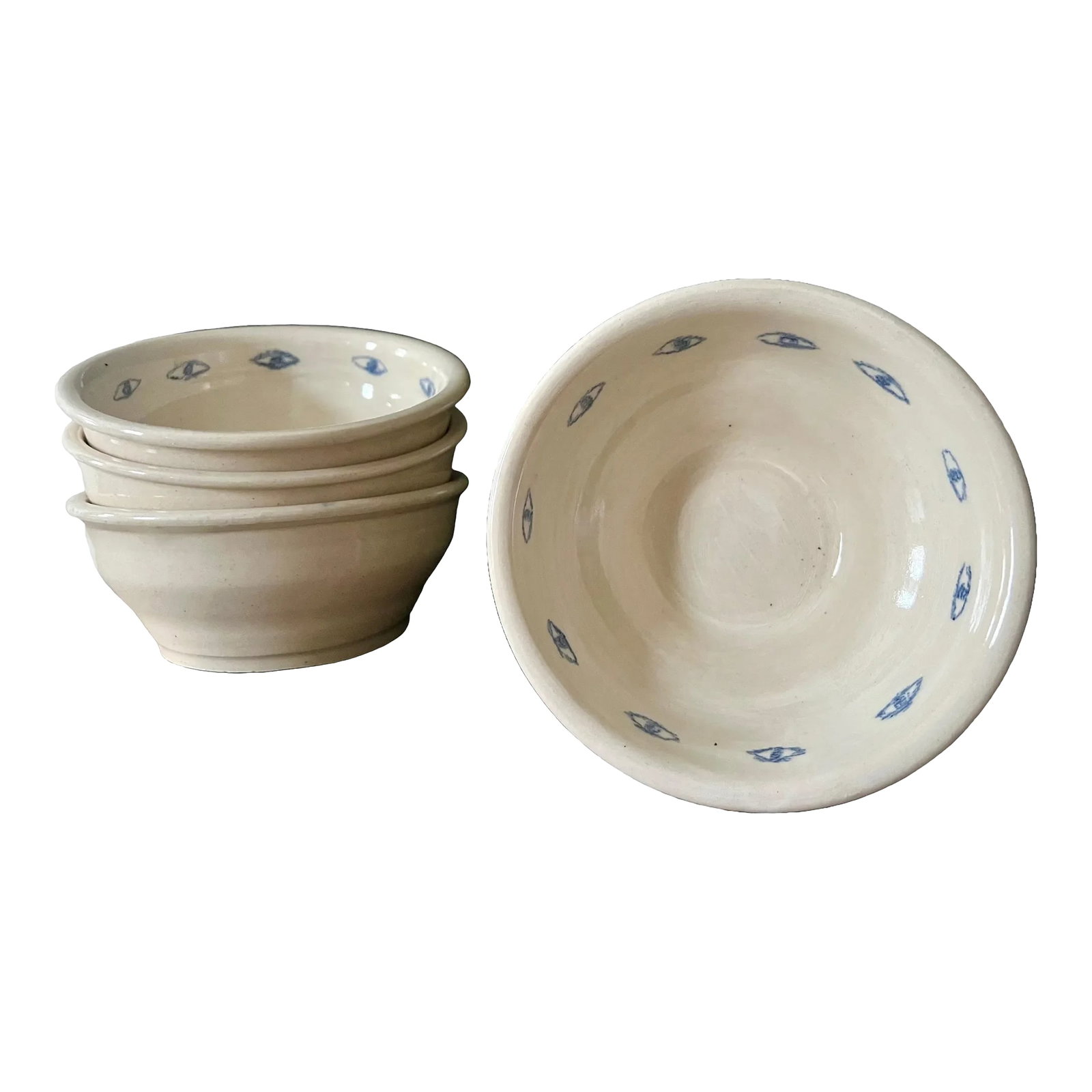 Keraclay Studio Pottery Bowls - Set of 4 (1 of 12)