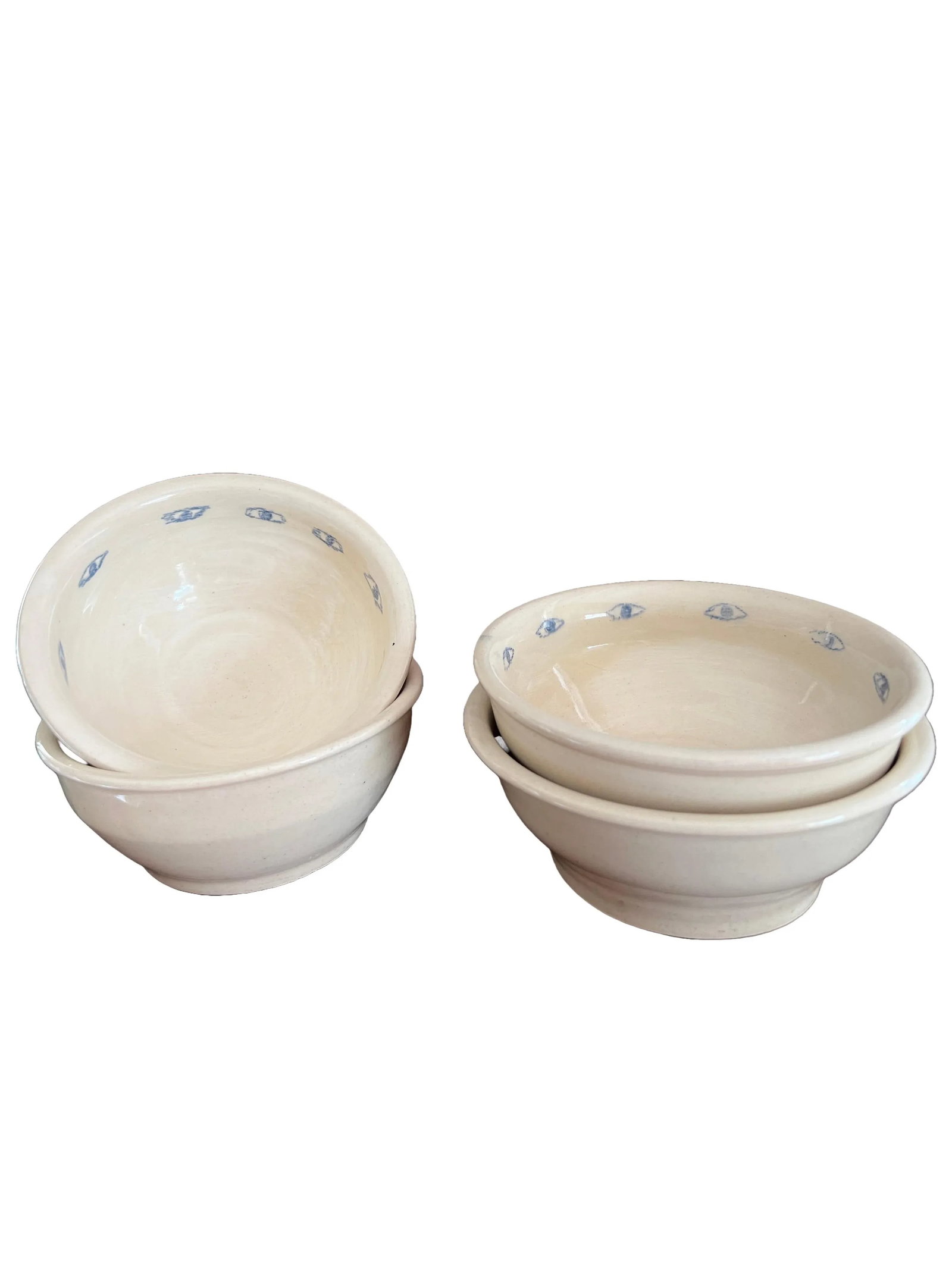 Keraclay Studio Pottery Bowls - Set of 4 - 7