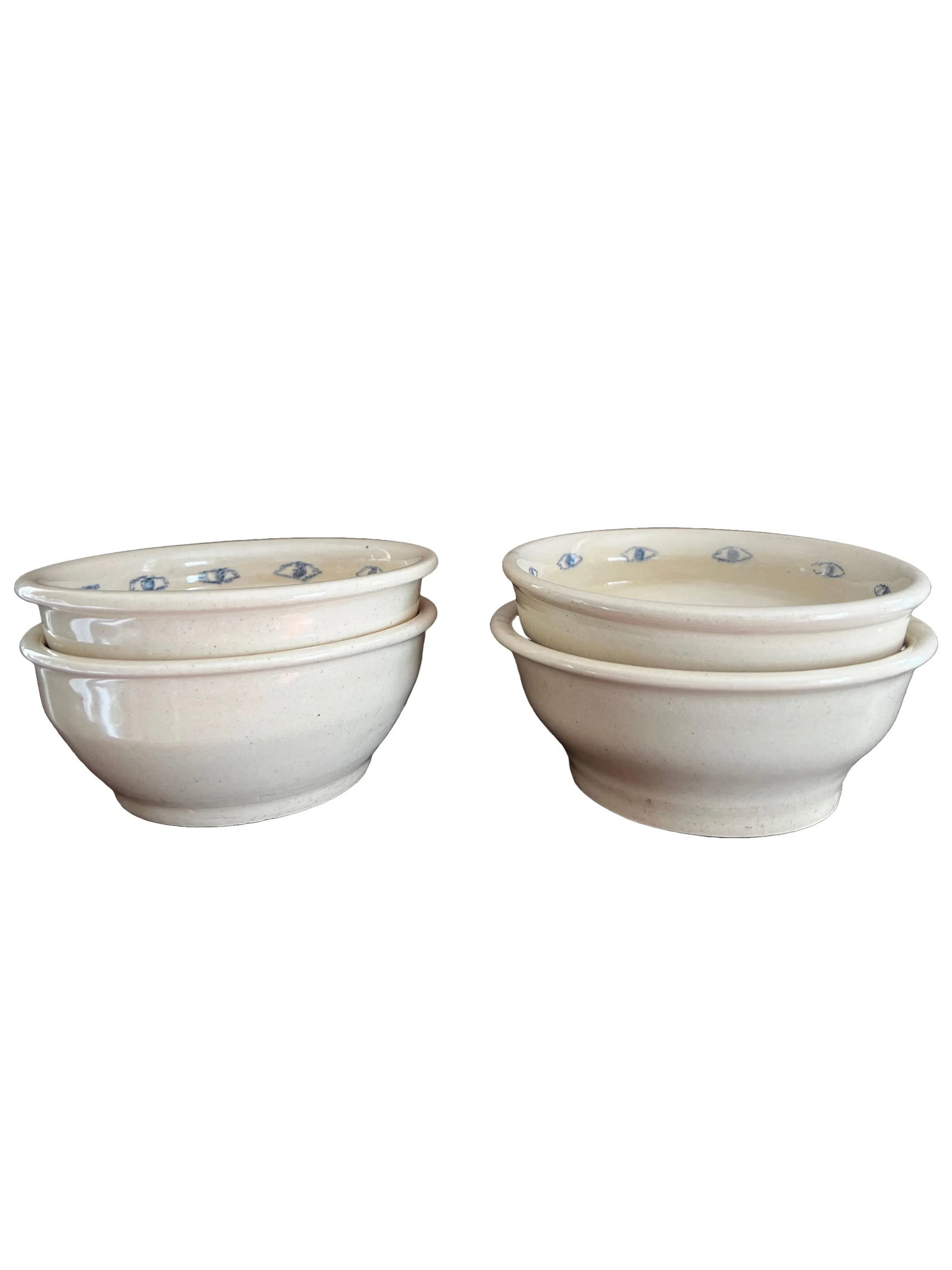 Keraclay Studio Pottery Bowls - Set of 4 - 8