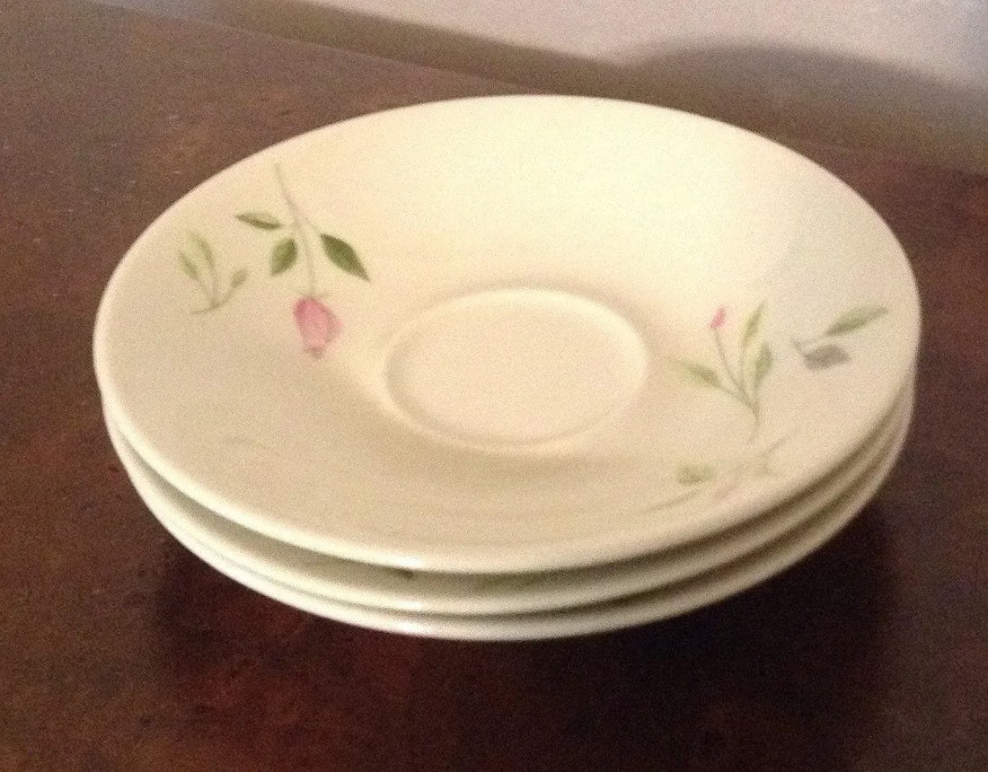 Iroquois China Ben Siebel Design Impromptu Wild Rose Dinnerware Set - 5